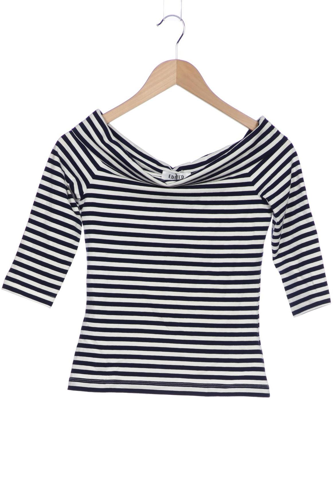 

Edited THE Label Damen Langarmshirt, marineblau, Gr. 36