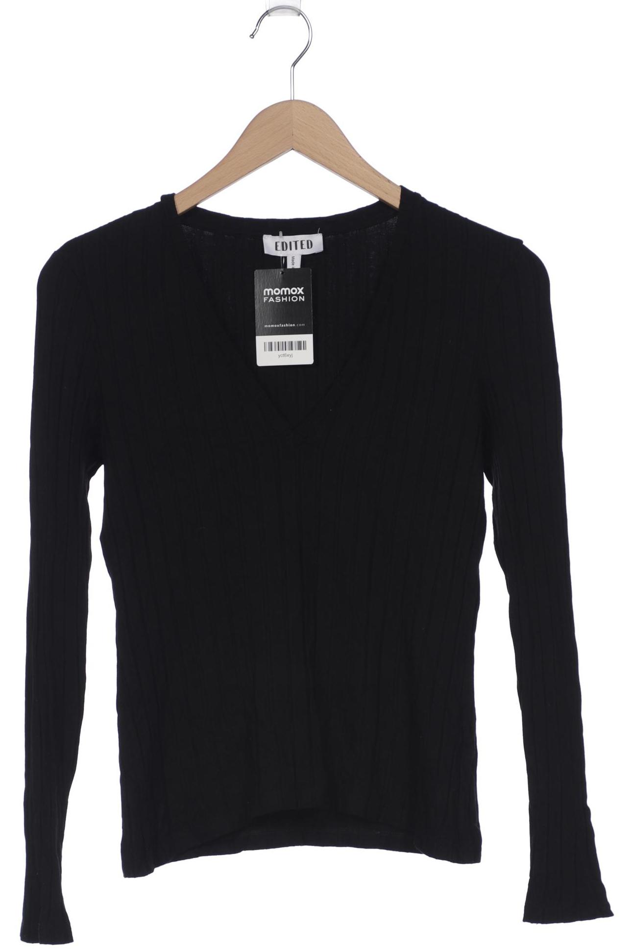 

Edited THE Label Damen Langarmshirt, schwarz, Gr. 40