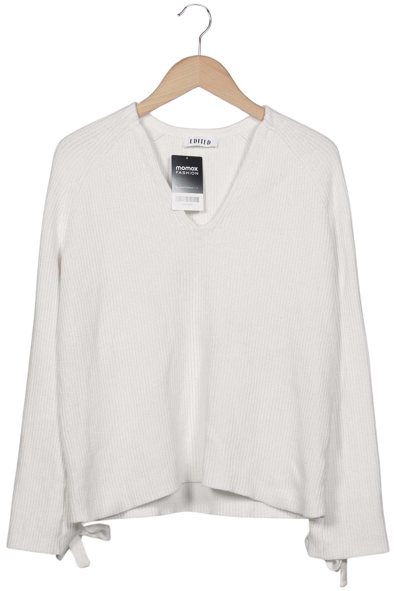 

Edited THE Label Damen Pullover, weiß, Gr. 44