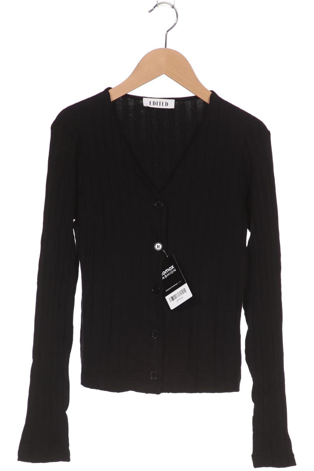 

Edited THE Label Damen Strickjacke, schwarz, Gr. 36