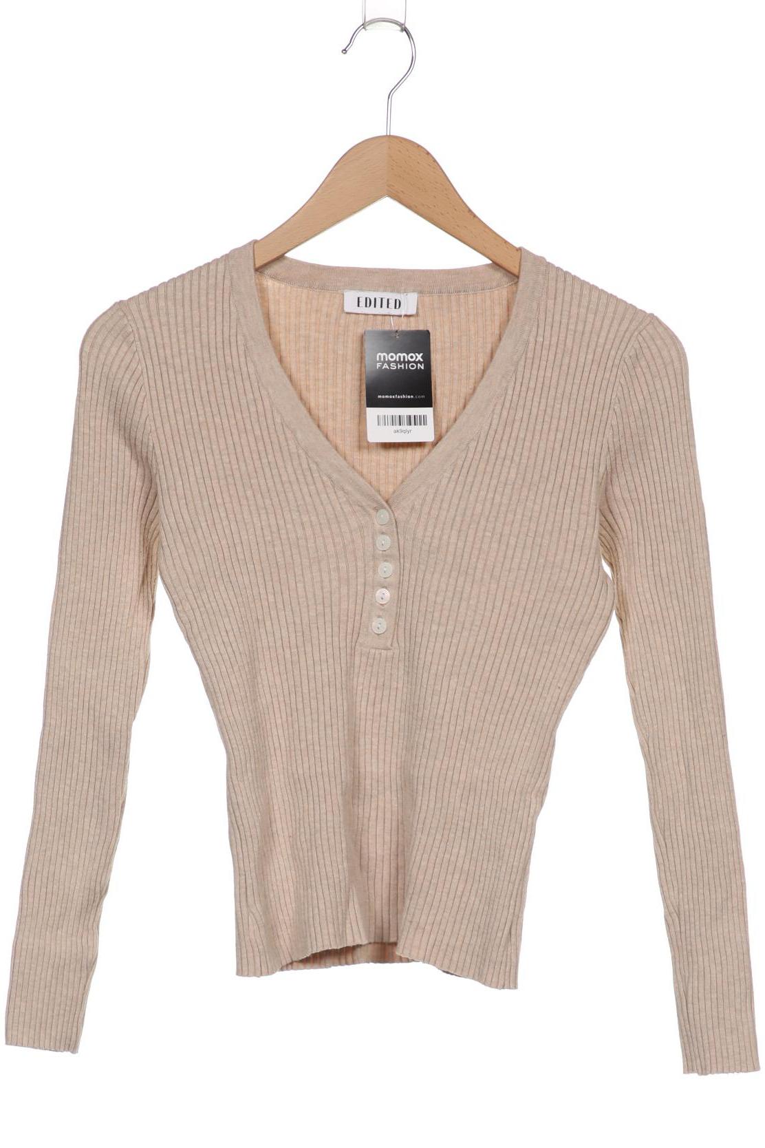 

Edited THE Label Damen Langarmshirt, beige, Gr. 36