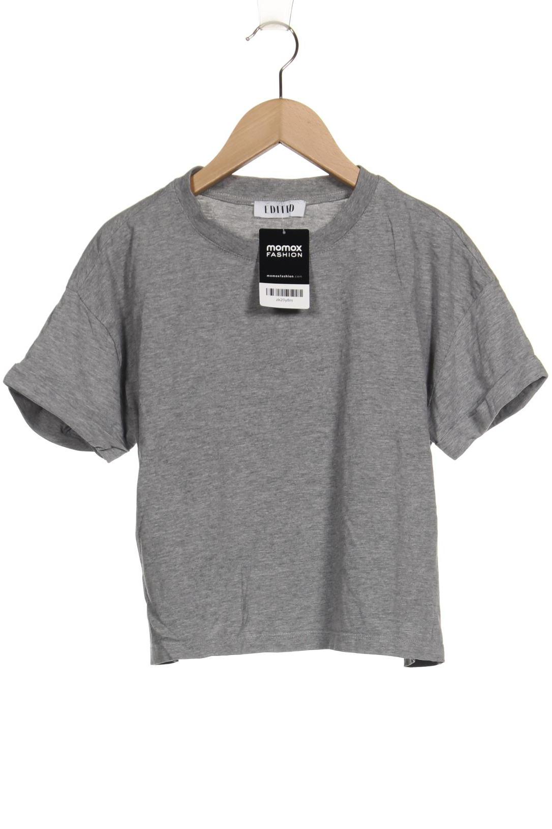 

Edited THE Label Damen T-Shirt, grau, Gr. 34