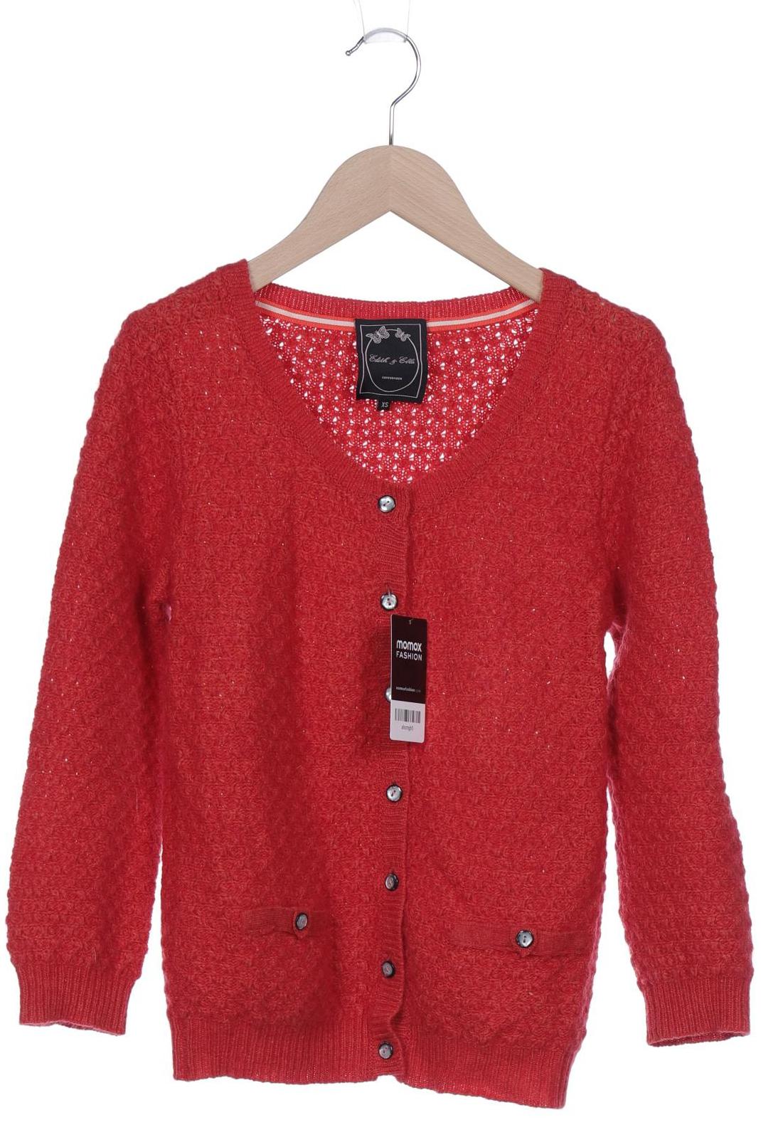 

Edith & Ella Damen Strickjacke, rot