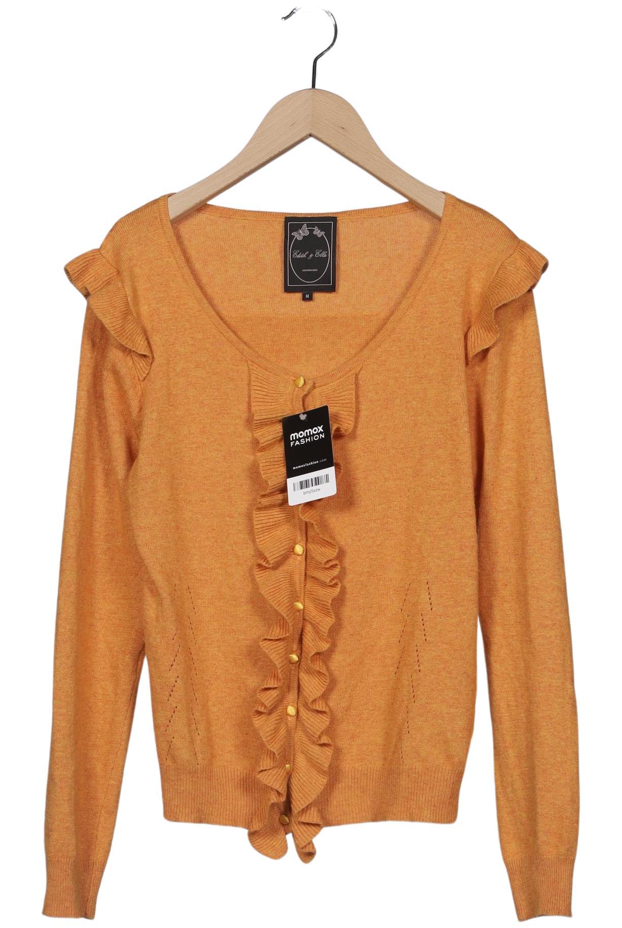 

Edith & Ella Damen Strickjacke, orange, Gr. 38