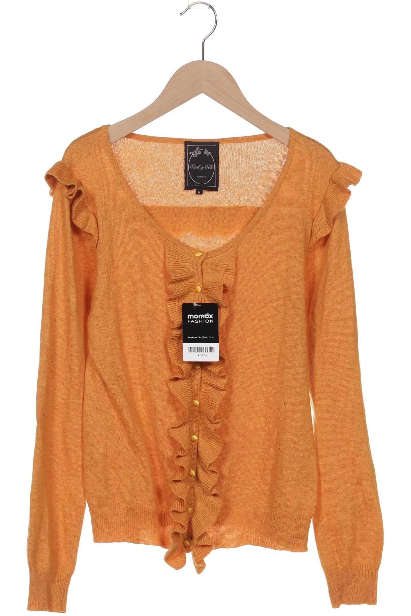 

Edith & Ella Damen Strickjacke, orange, Gr. 38