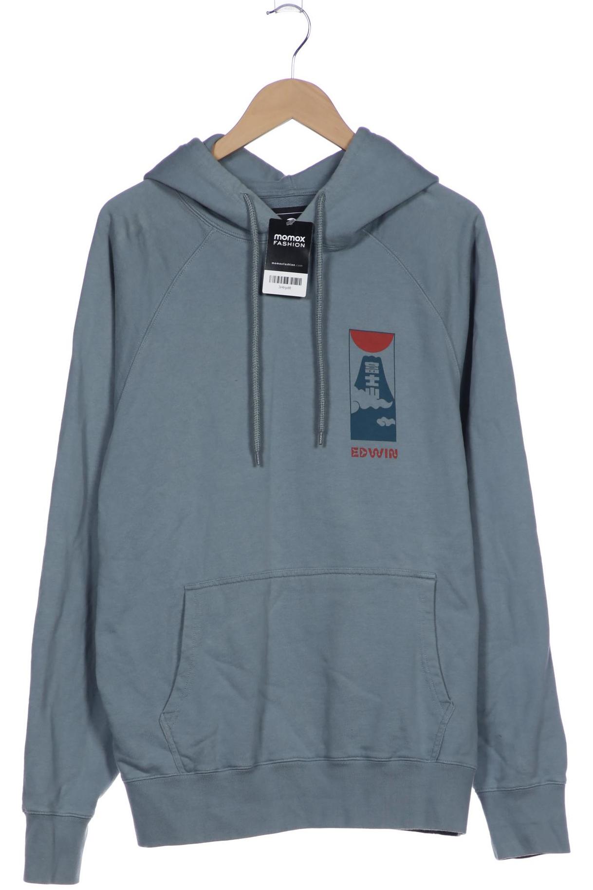 

Edwin Herren Kapuzenpullover, türkis, Gr. 52
