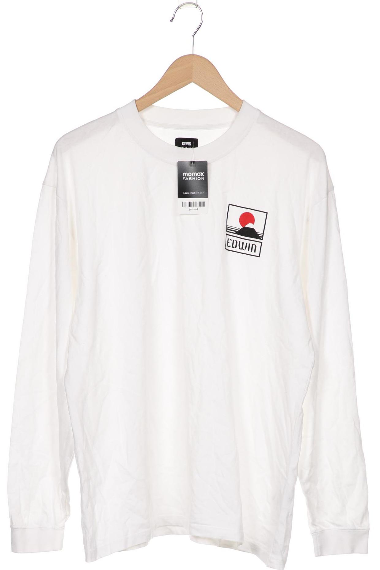 

Edwin Herren Langarmshirt, weiß, Gr. 48
