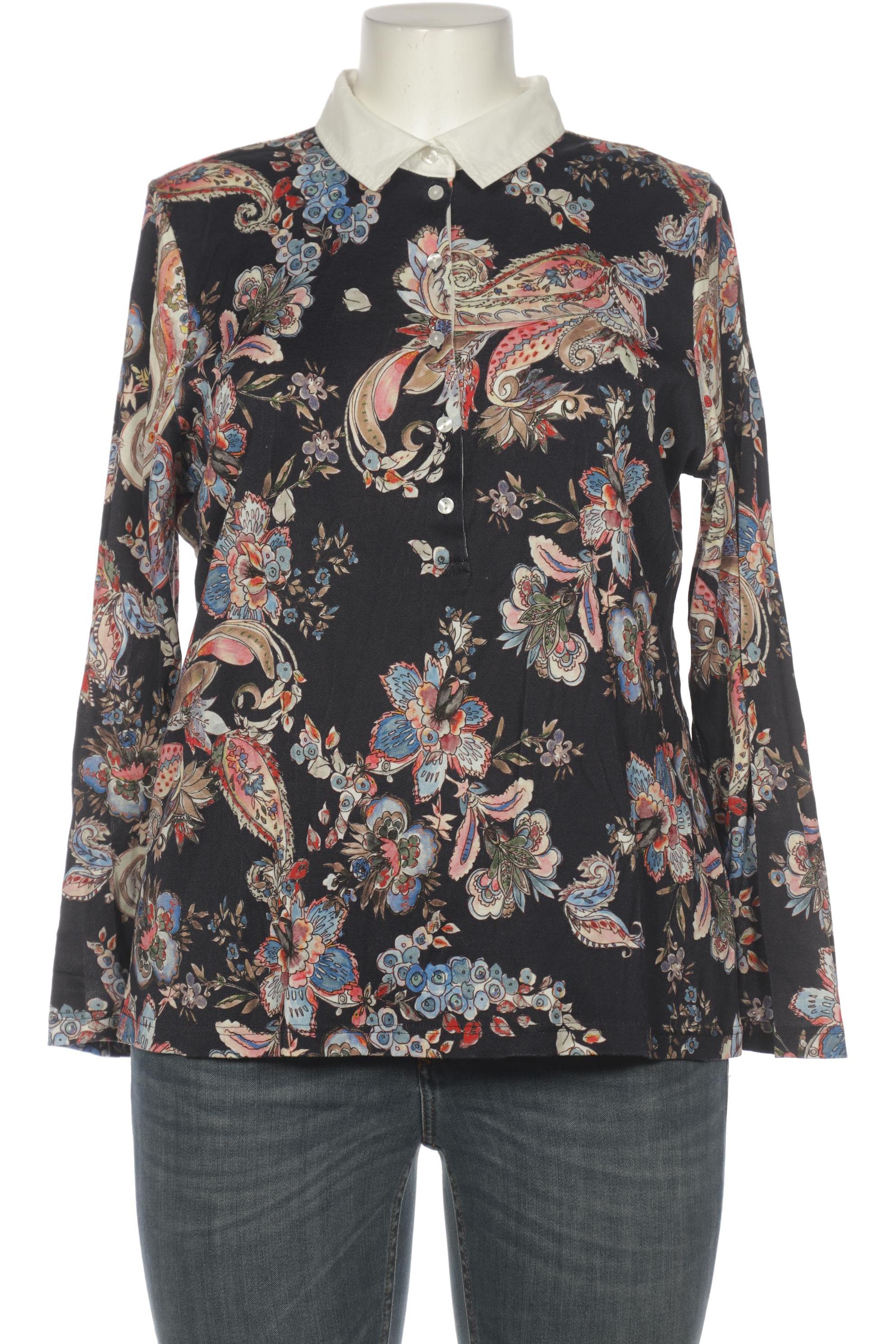 

efixelle Damen Bluse, marineblau, Gr. 46