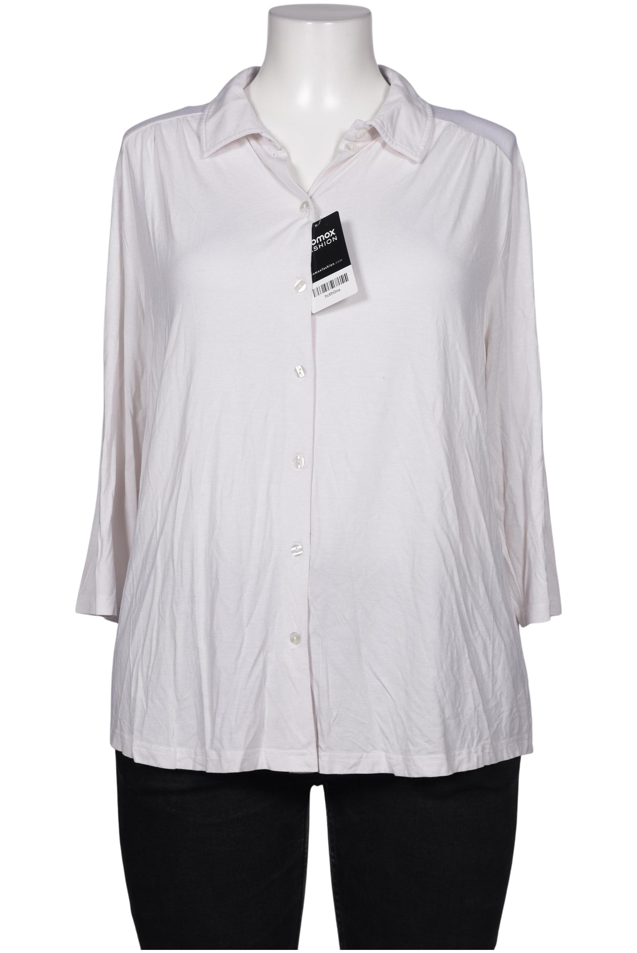 

efixelle Damen Bluse, weiß, Gr. 48