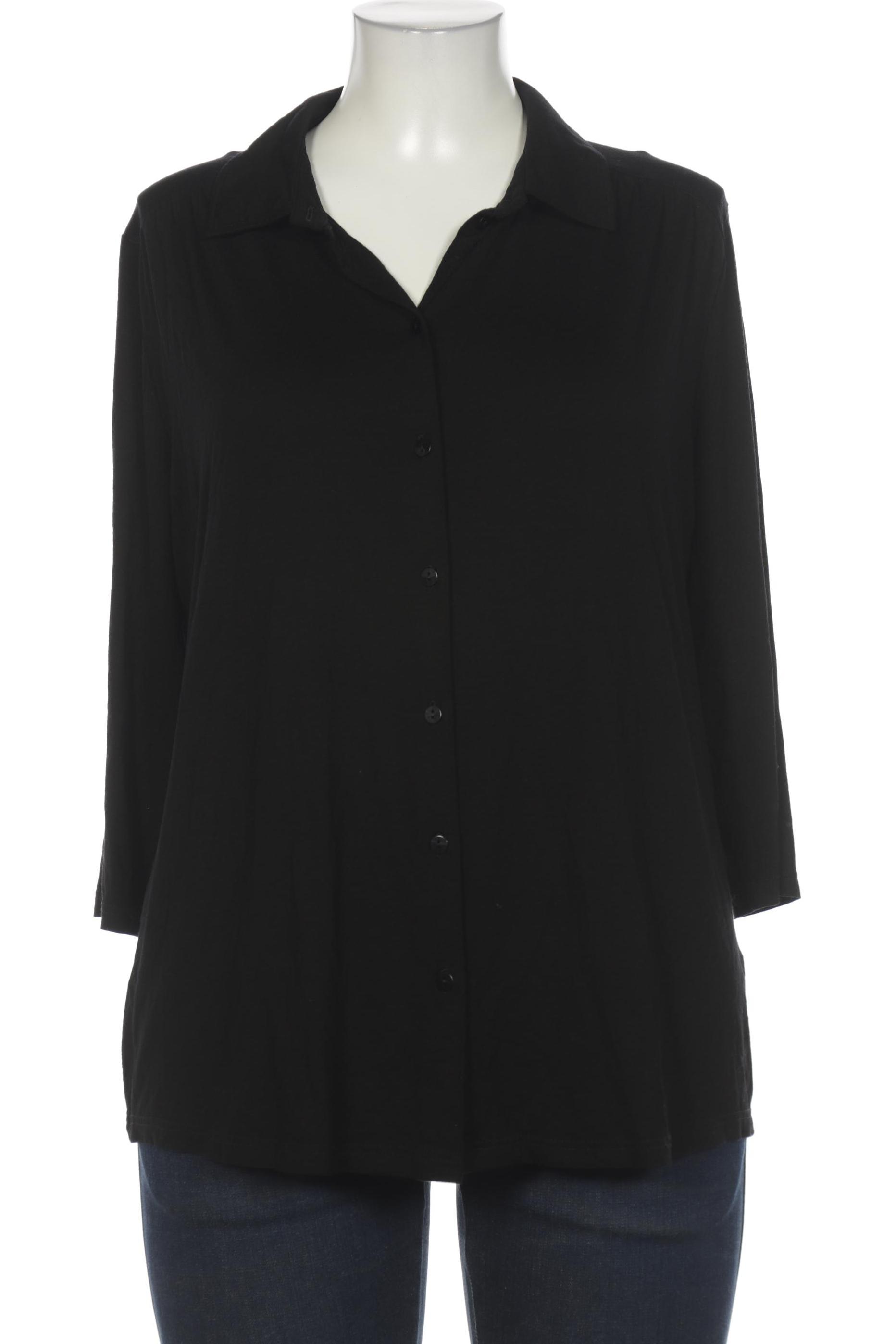 

efixelle Damen Bluse, schwarz, Gr. 48