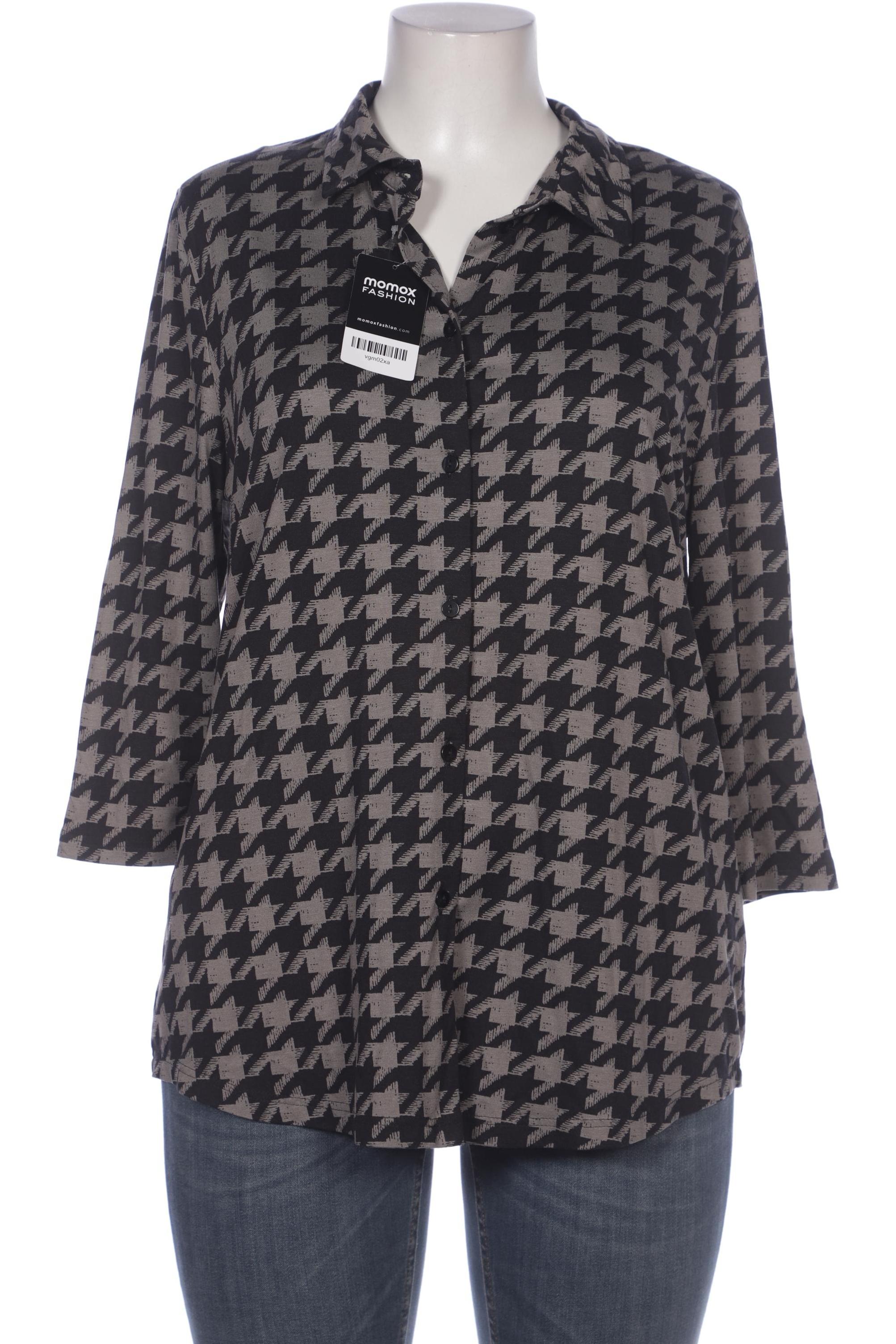 

efixelle Damen Bluse, schwarz, Gr. 46