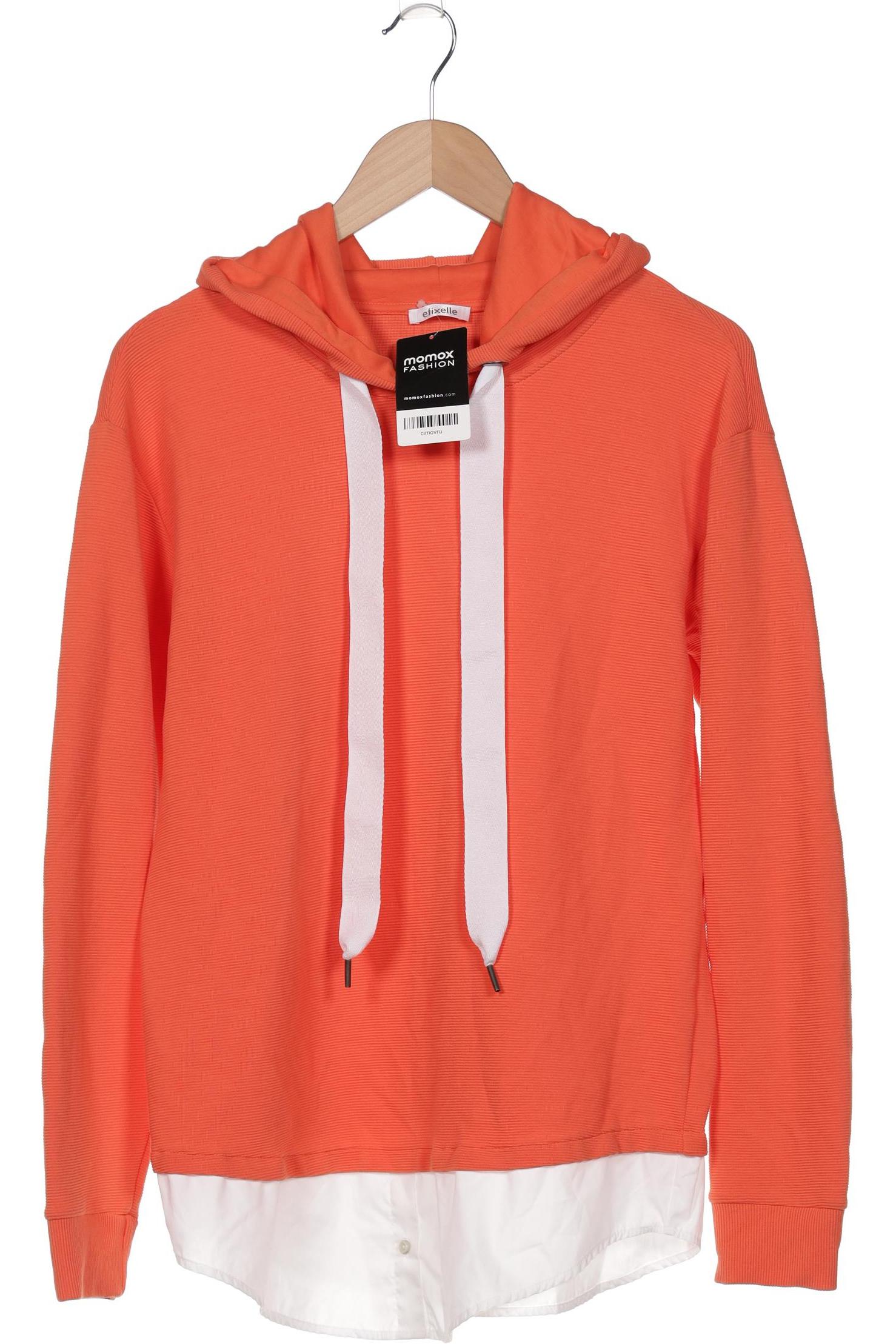 

efixelle Damen Kapuzenpullover, orange