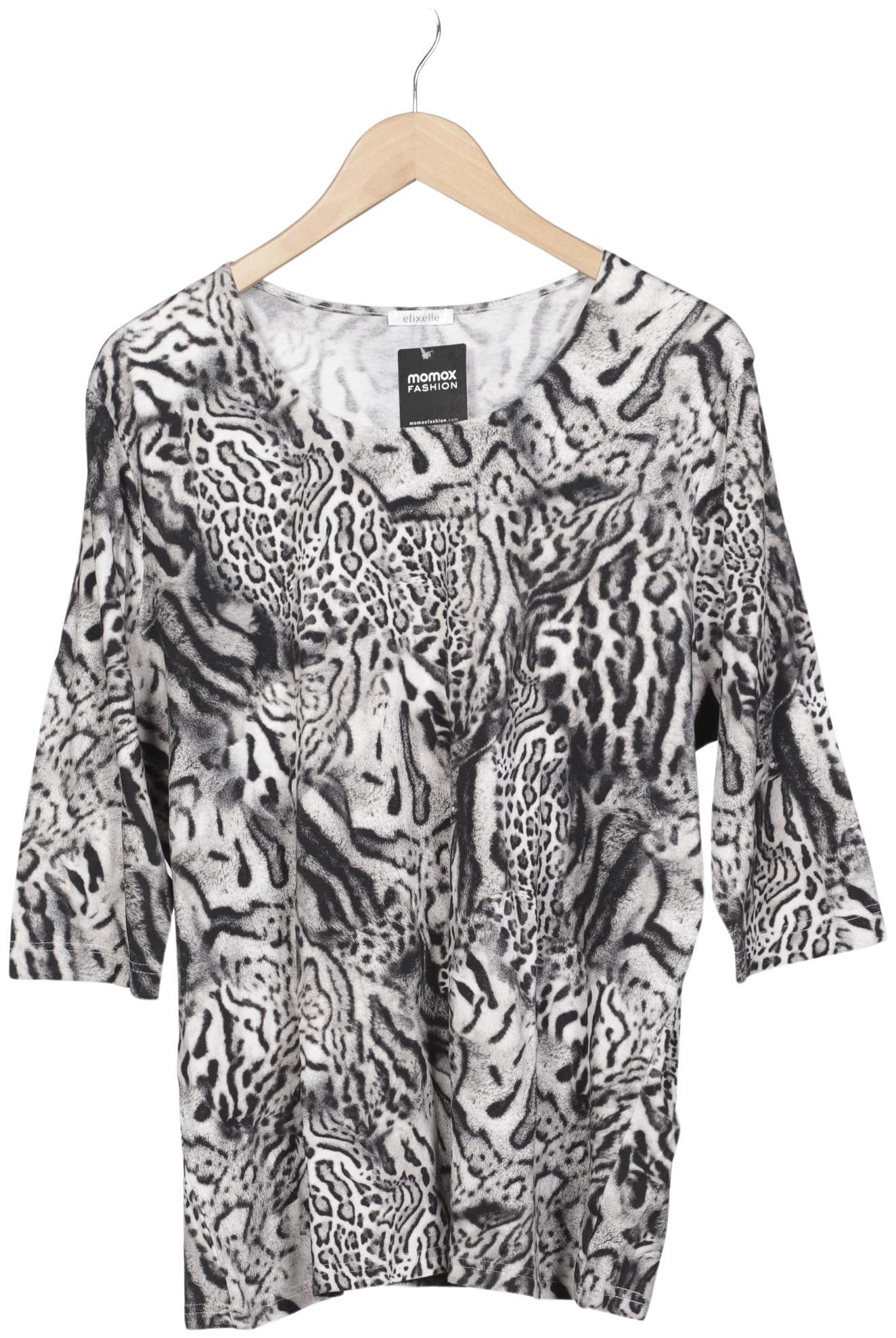 

efixelle Damen Langarmshirt, mehrfarbig, Gr. 50