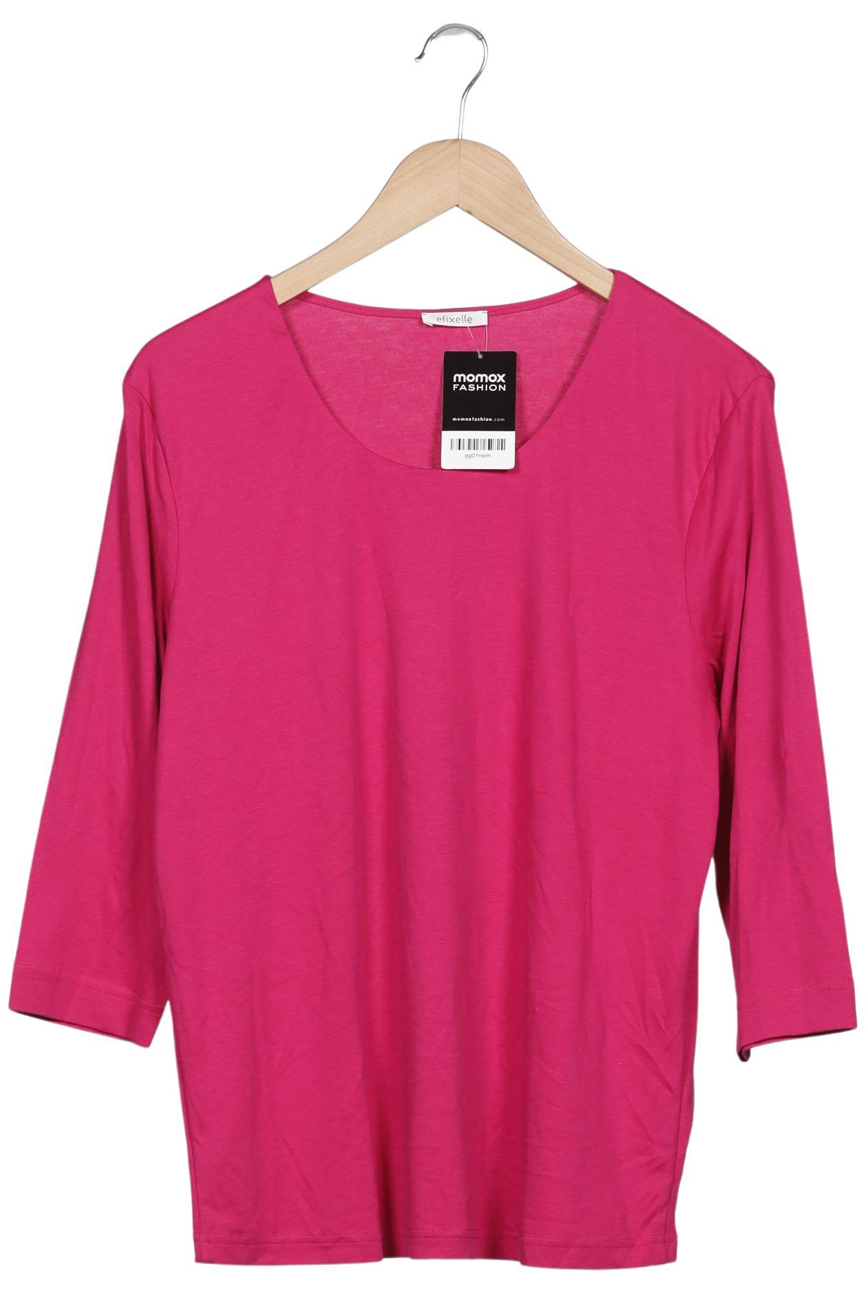 

efixelle Damen Langarmshirt, pink, Gr. 44