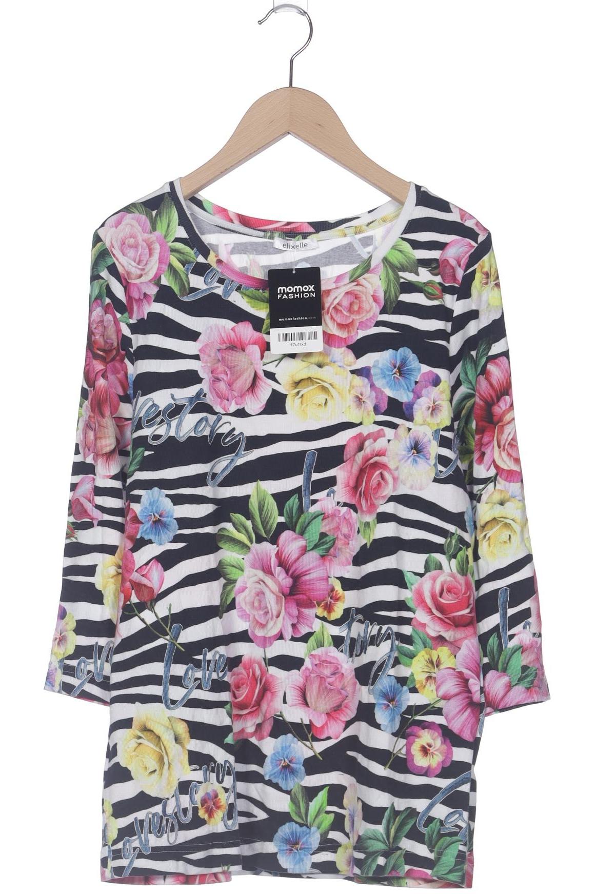 

efixelle Damen Langarmshirt, mehrfarbig, Gr. 44