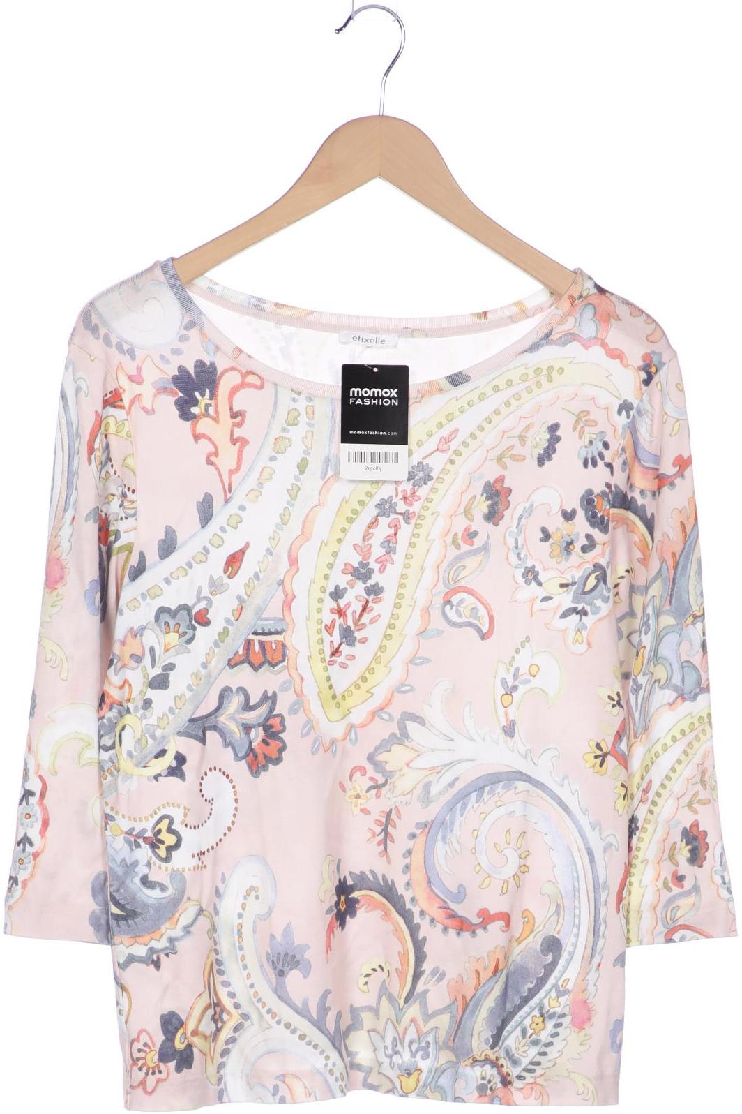 

efixelle Damen Langarmshirt, mehrfarbig, Gr. 42