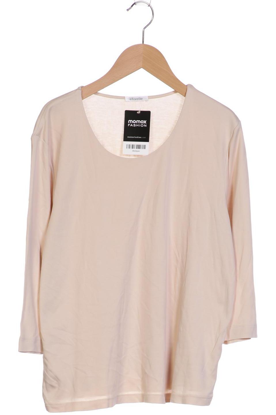 

efixelle Damen Langarmshirt, beige