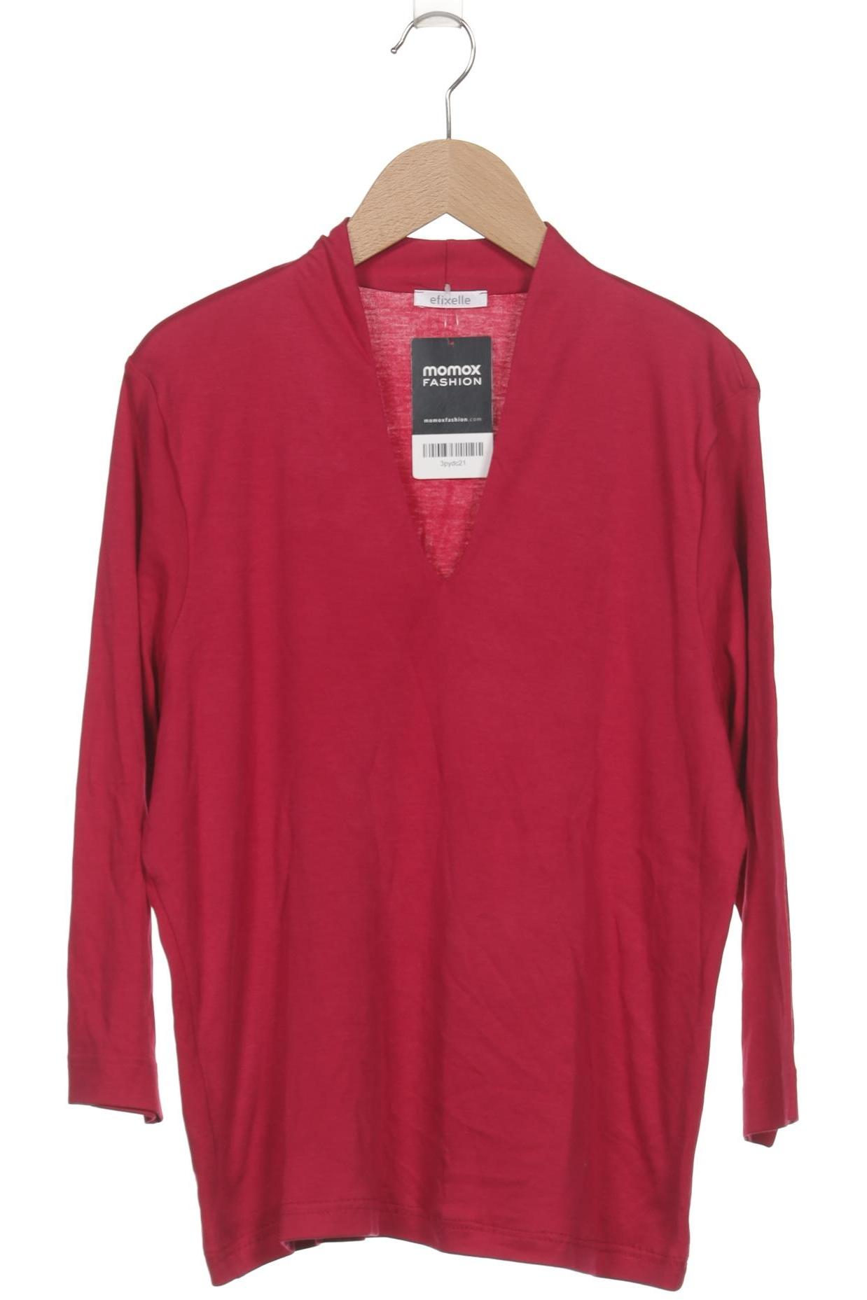 

efixelle Damen Langarmshirt, pink, Gr. 42