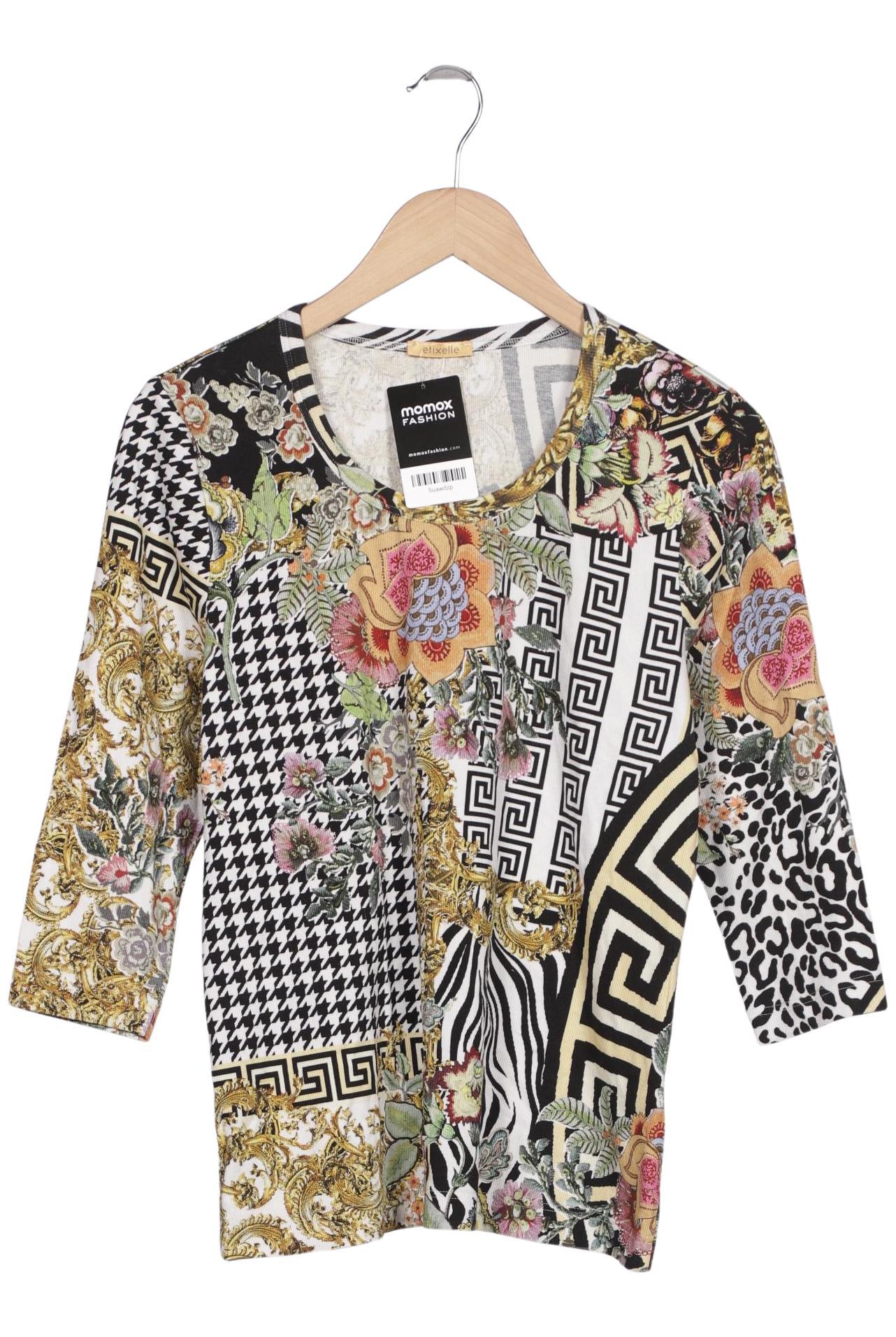 

efixelle Damen Langarmshirt, mehrfarbig, Gr. 44
