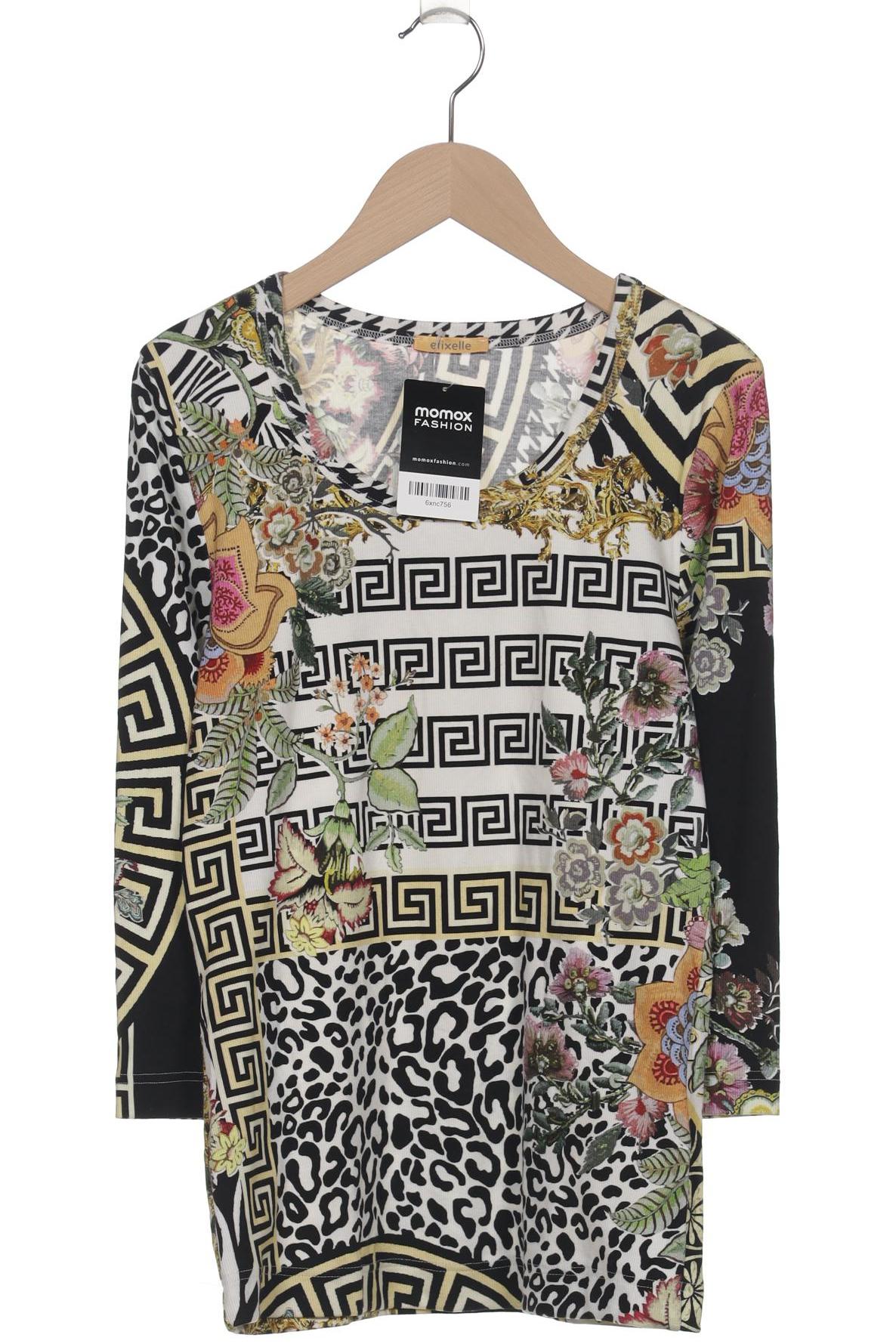 

efixelle Damen Langarmshirt, mehrfarbig, Gr. 36