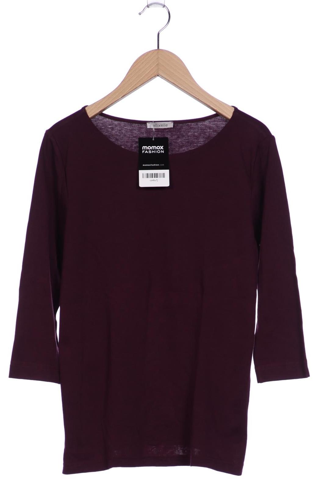

efixelle Damen Langarmshirt, bordeaux, Gr. 36