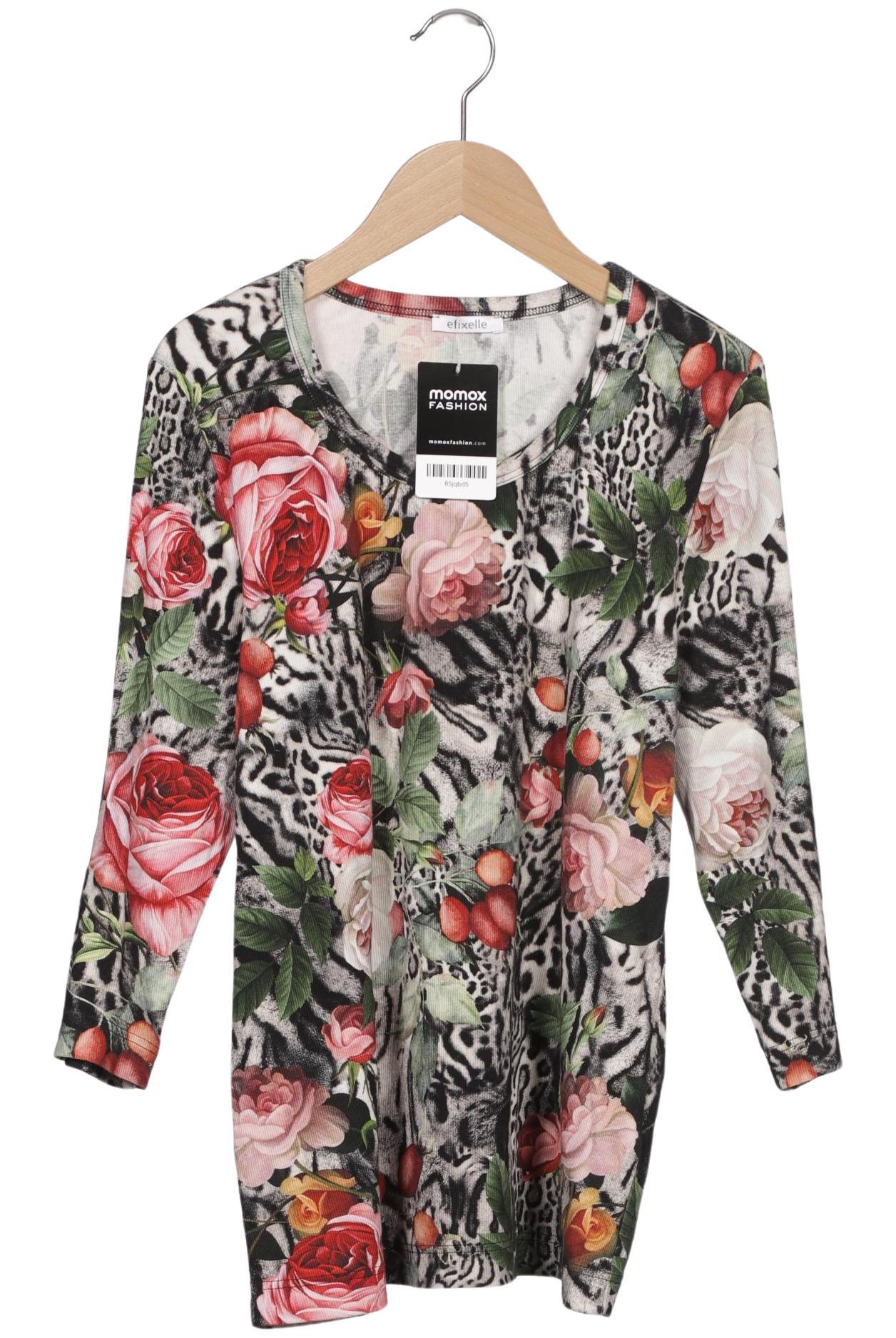 

efixelle Damen Langarmshirt, mehrfarbig, Gr. 44