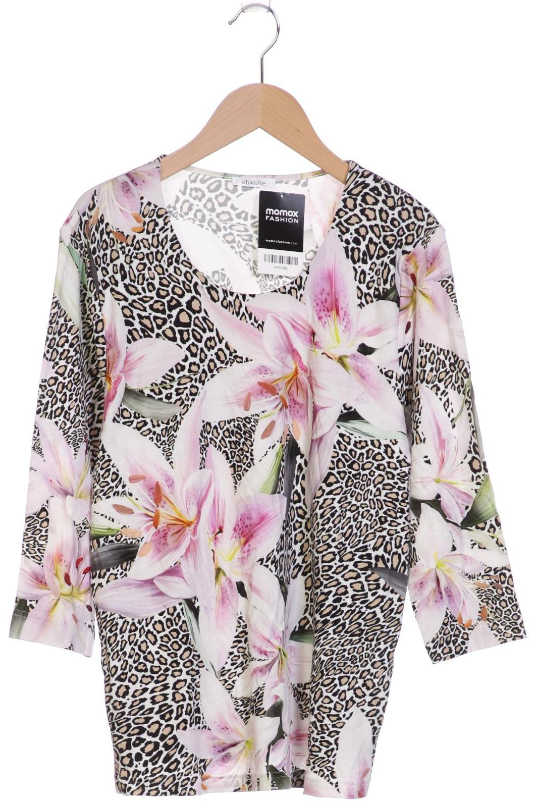 

efixelle Damen Langarmshirt, mehrfarbig, Gr. 40