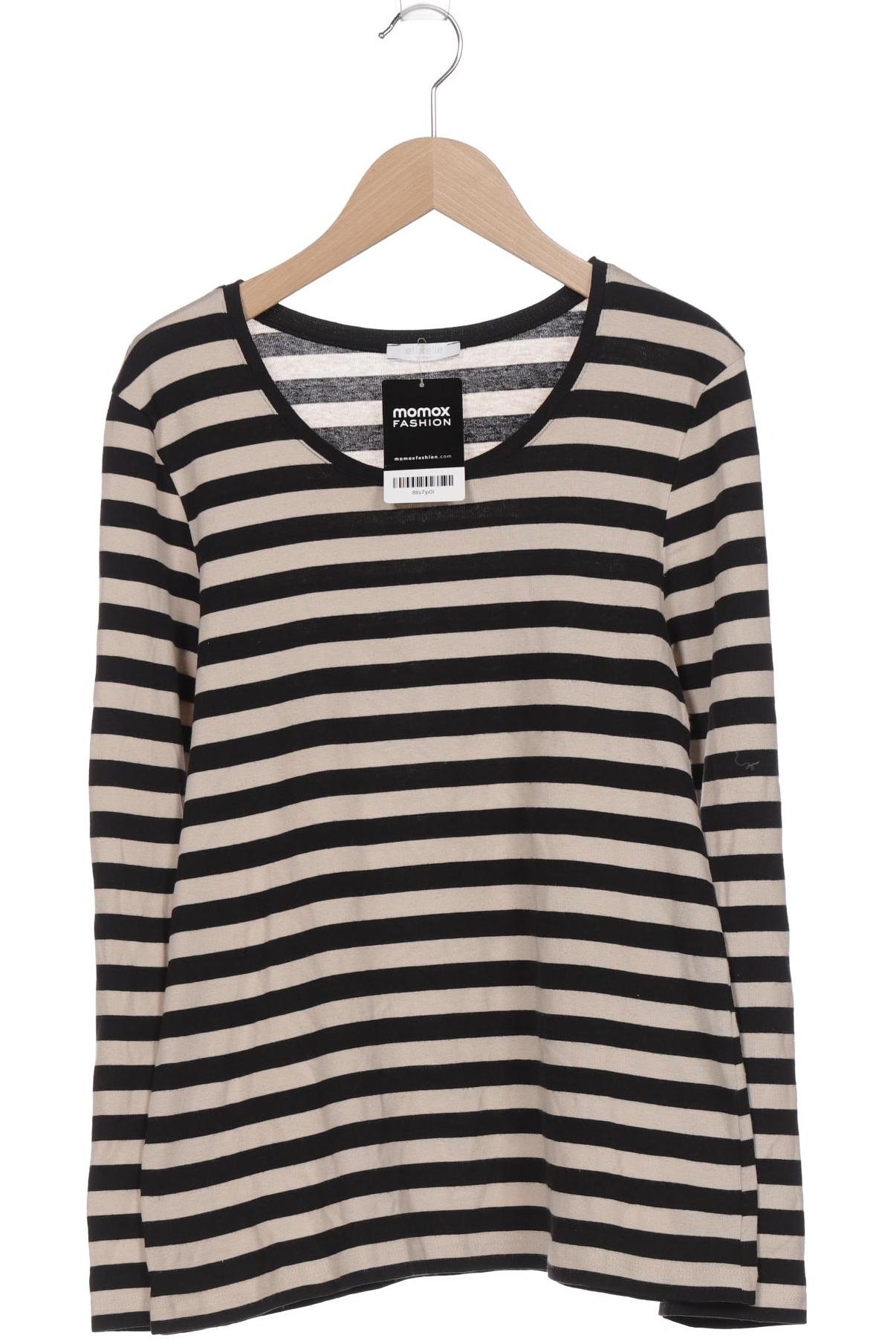 

efixelle Damen Langarmshirt, schwarz