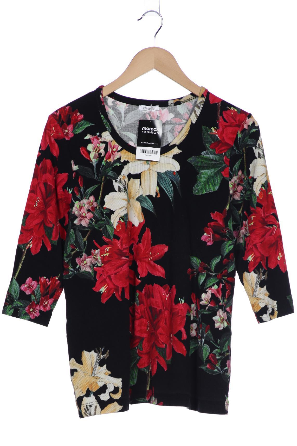 

efixelle Damen Langarmshirt, mehrfarbig, Gr. 48