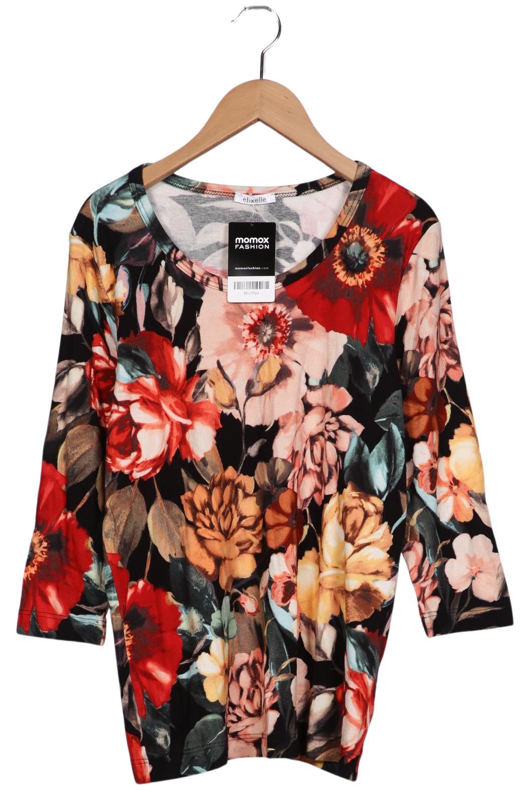 

efixelle Damen Langarmshirt, mehrfarbig, Gr. 42