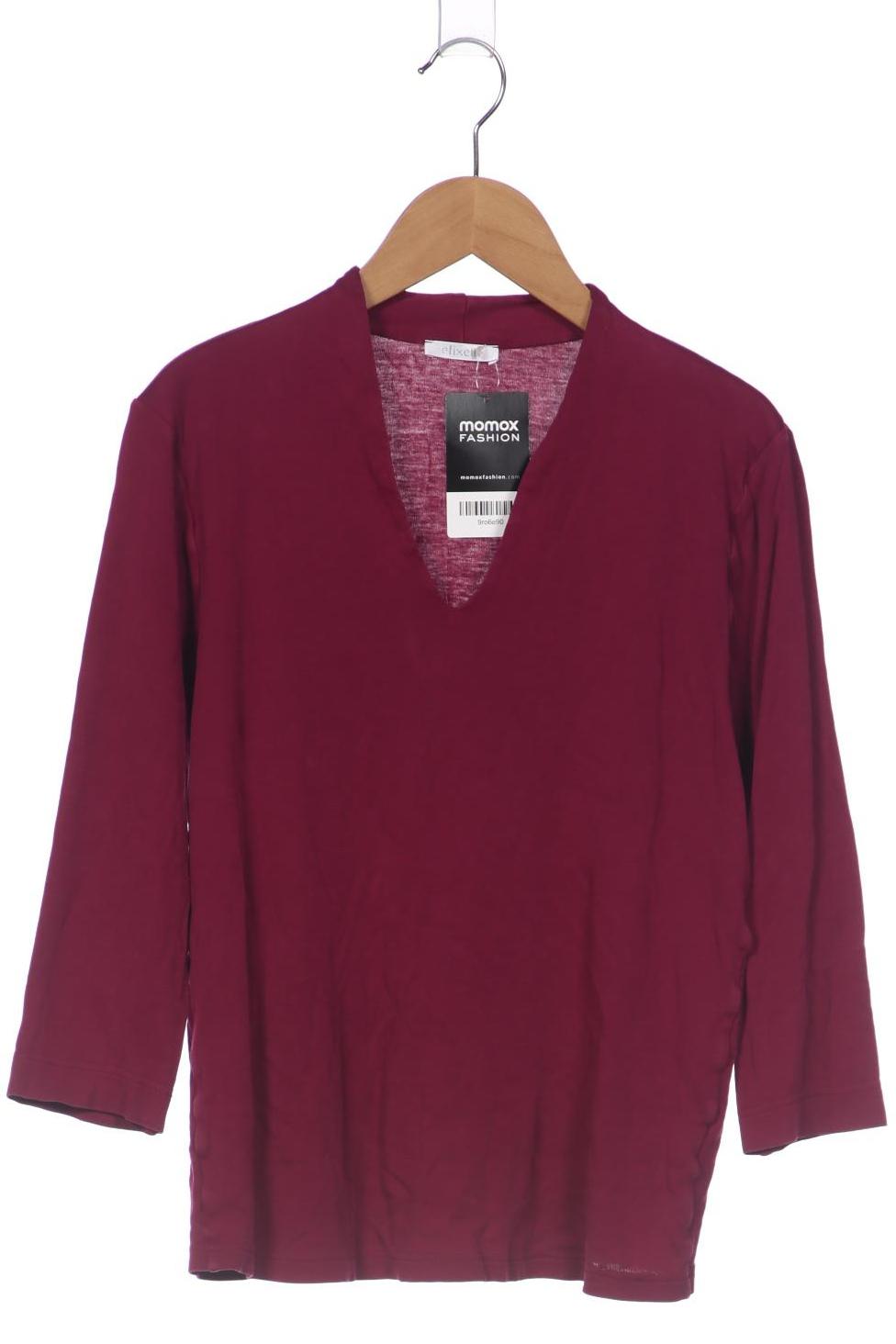 

efixelle Damen Langarmshirt, bordeaux, Gr. 38