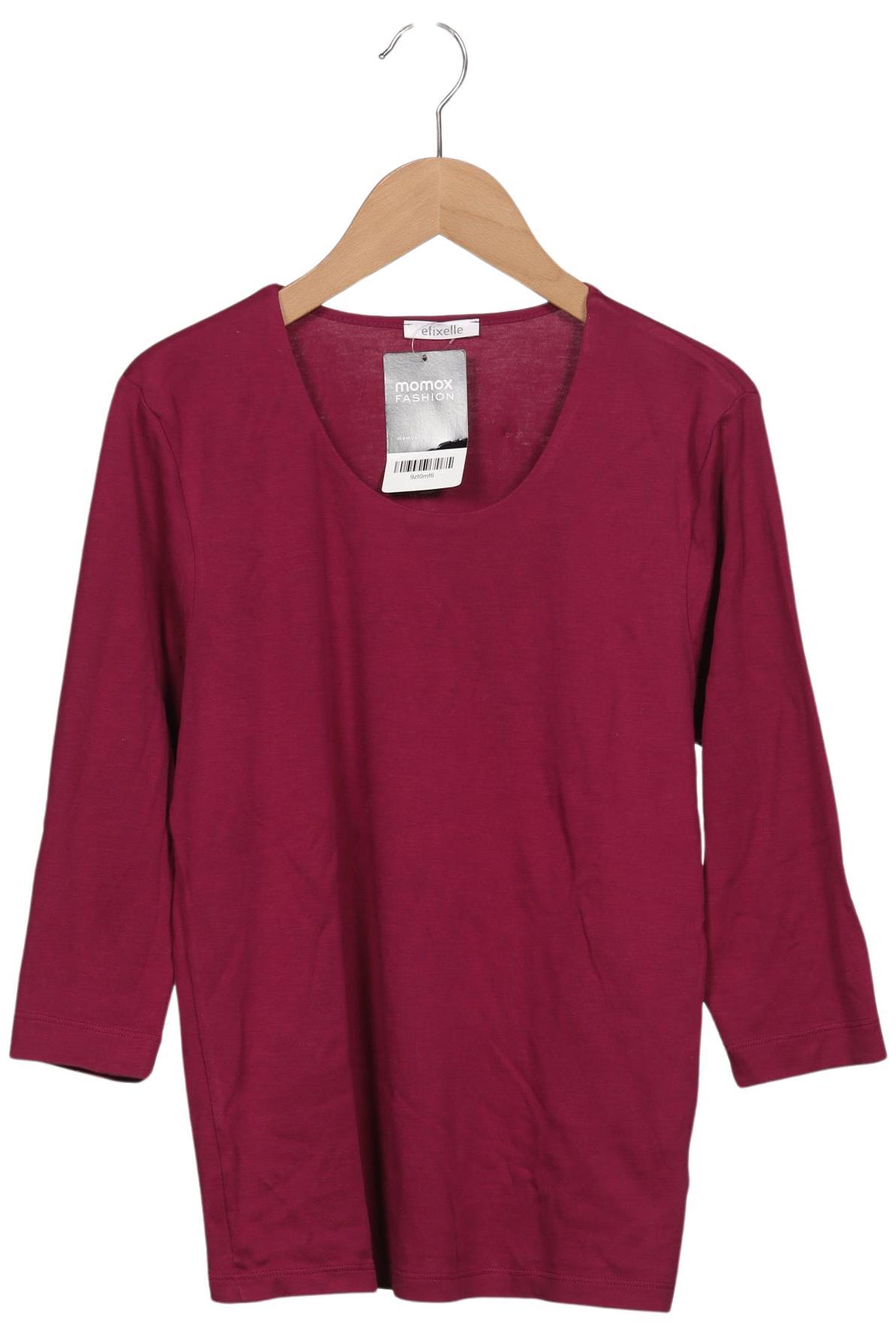 

efixelle Damen Langarmshirt, bordeaux, Gr. 38