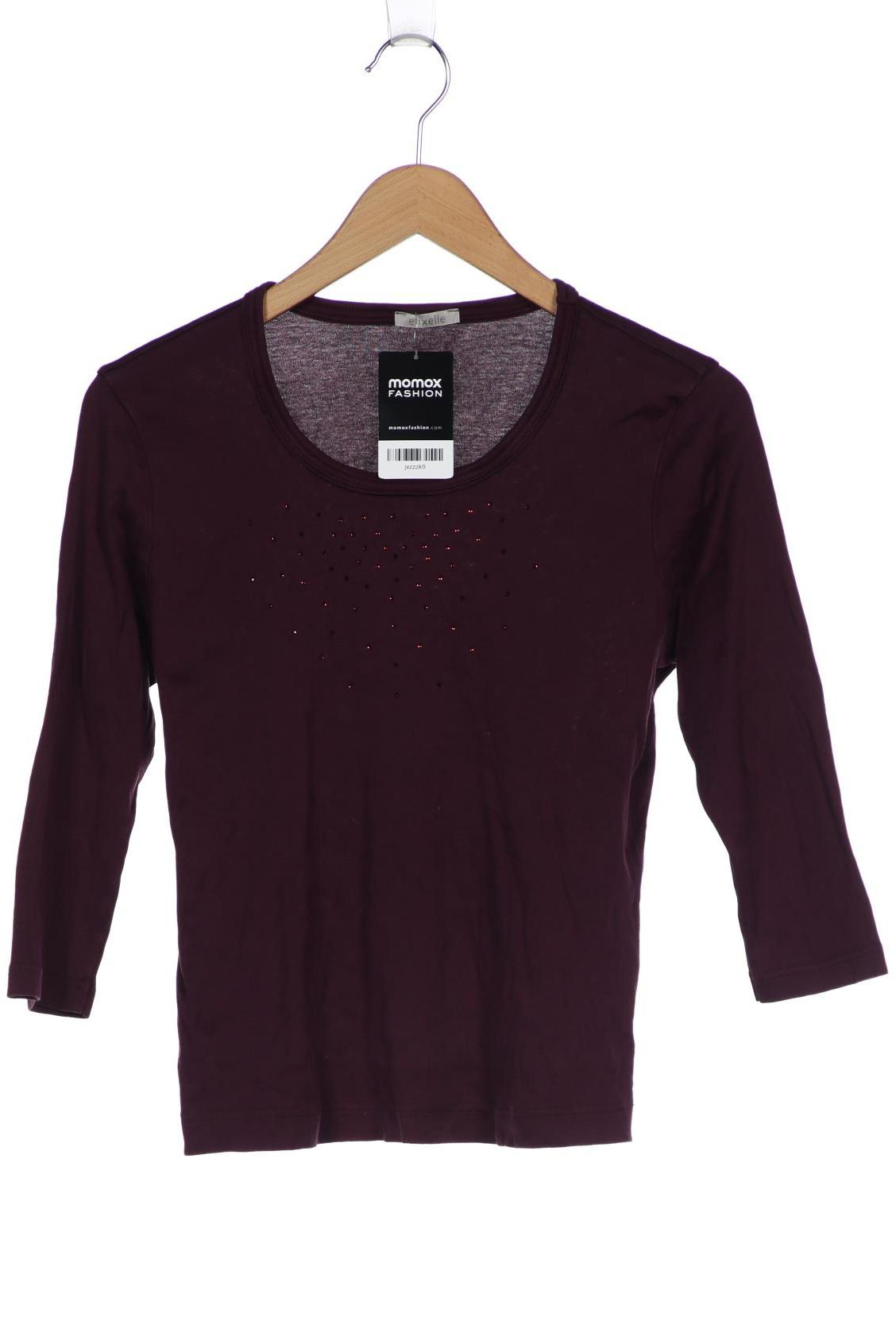 

efixelle Damen Langarmshirt, bordeaux, Gr. 38