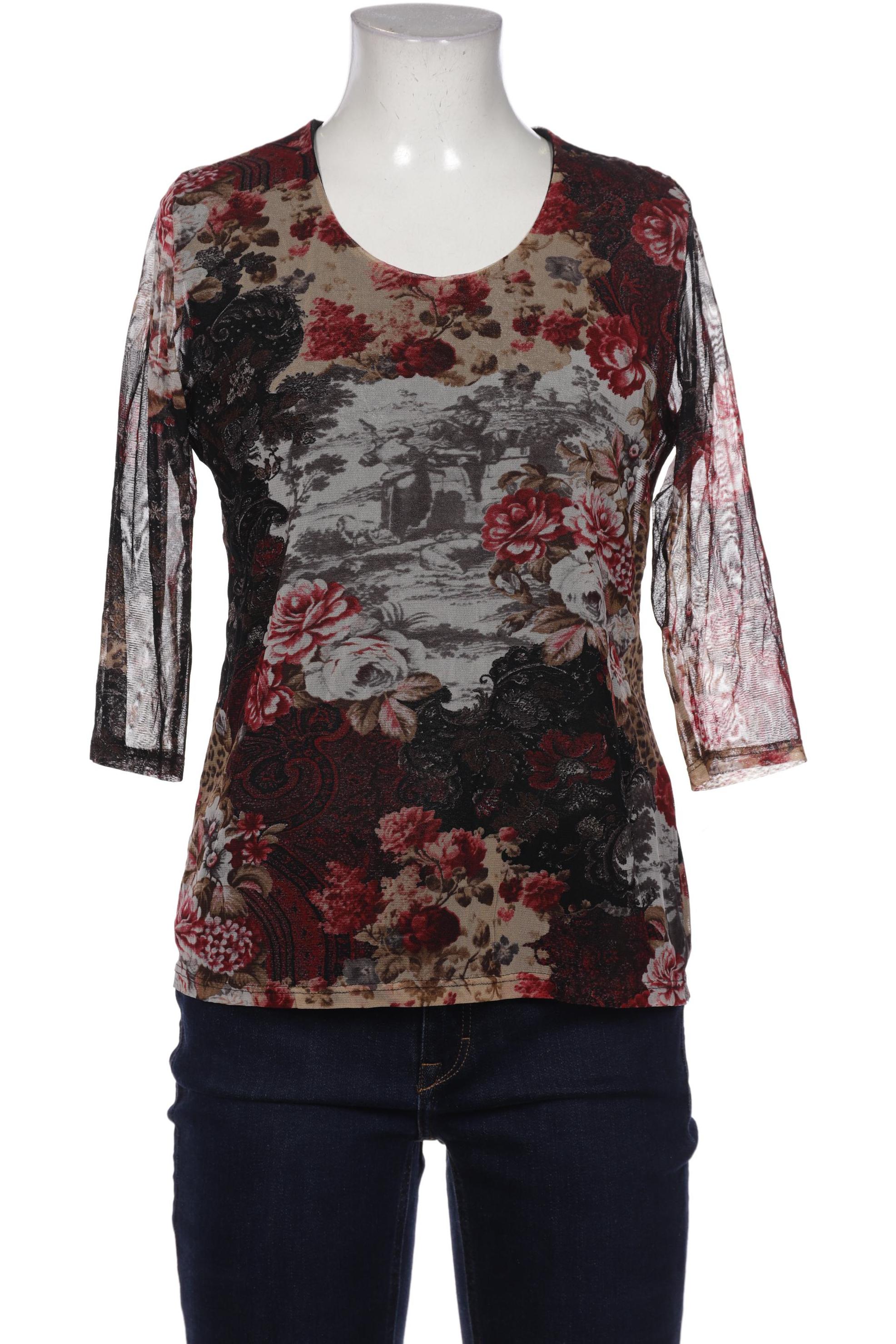 

efixelle Damen Langarmshirt, mehrfarbig, Gr. 38