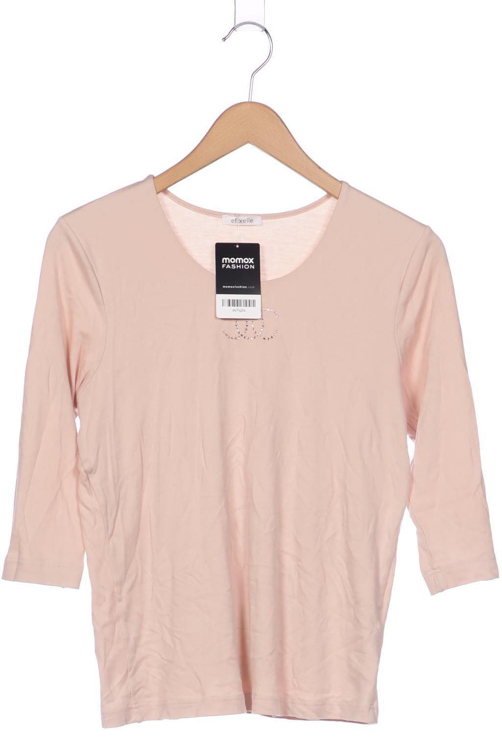 

efixelle Damen Langarmshirt, pink, Gr. 40