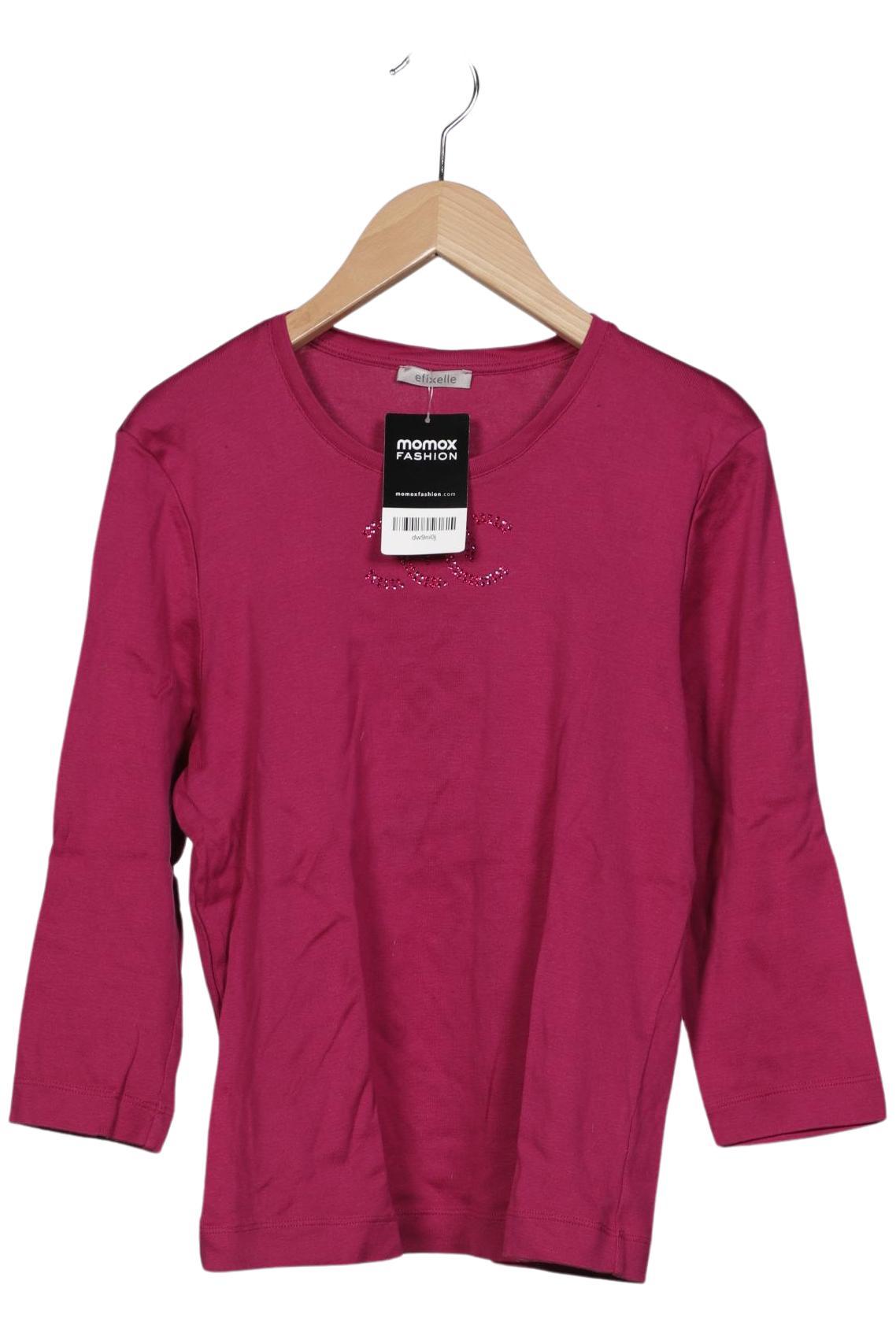

efixelle Damen Langarmshirt, bordeaux, Gr. 38