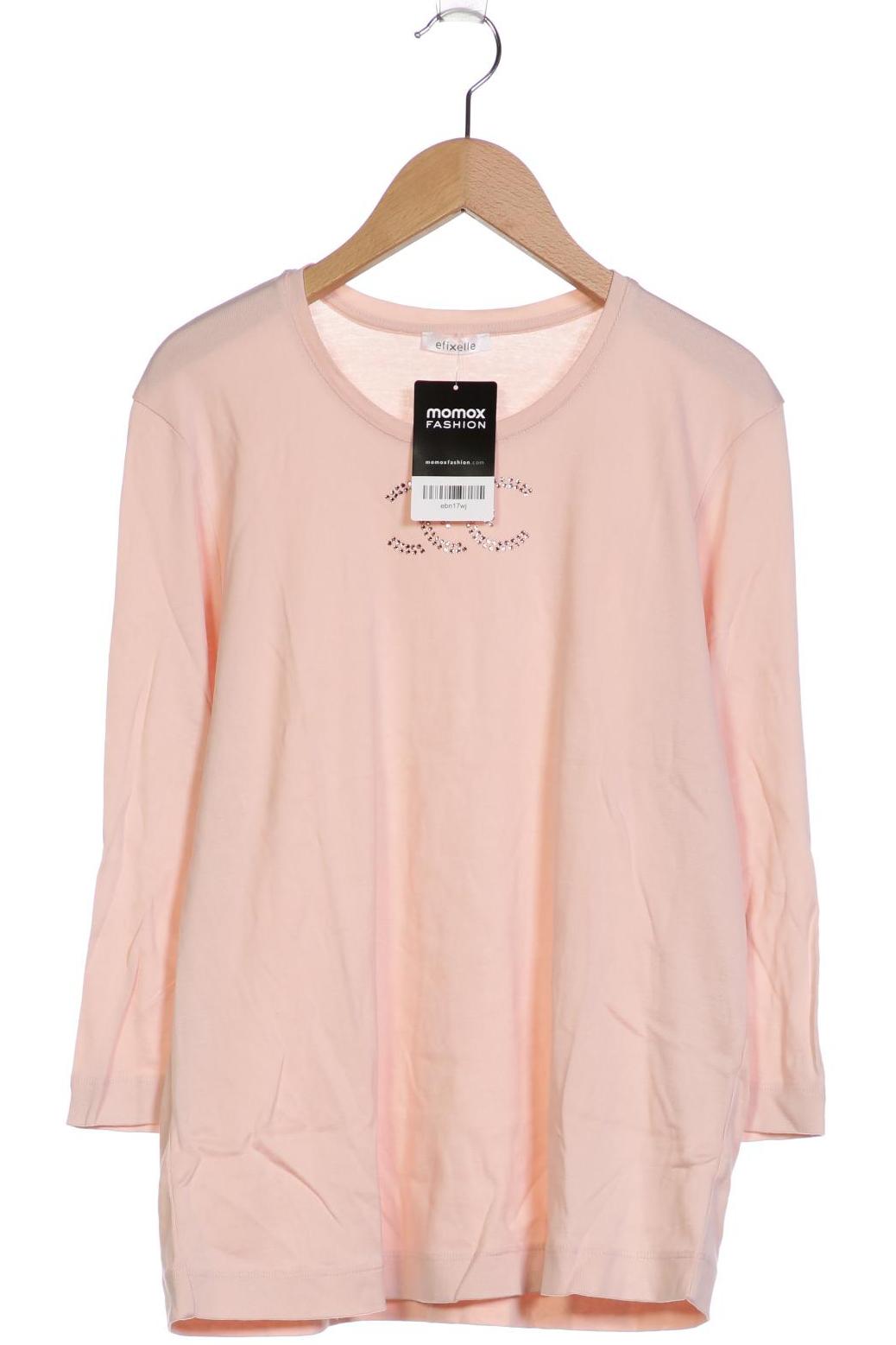 

efixelle Damen Langarmshirt, pink, Gr. 44