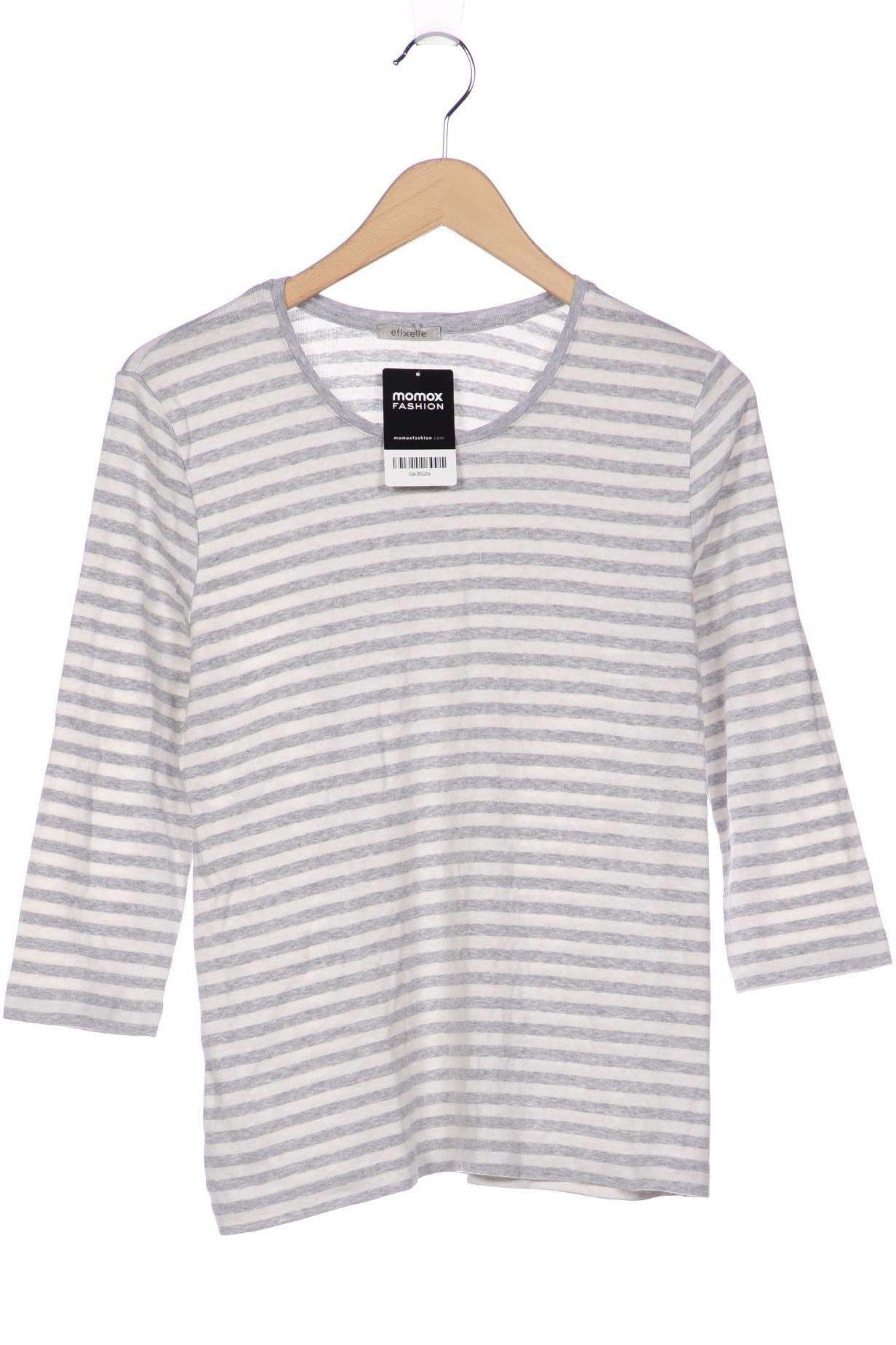 

efixelle Damen Langarmshirt, grau