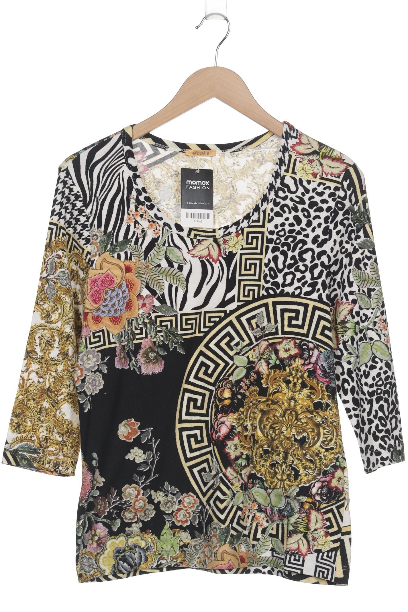 

efixelle Damen Langarmshirt, mehrfarbig, Gr. 44