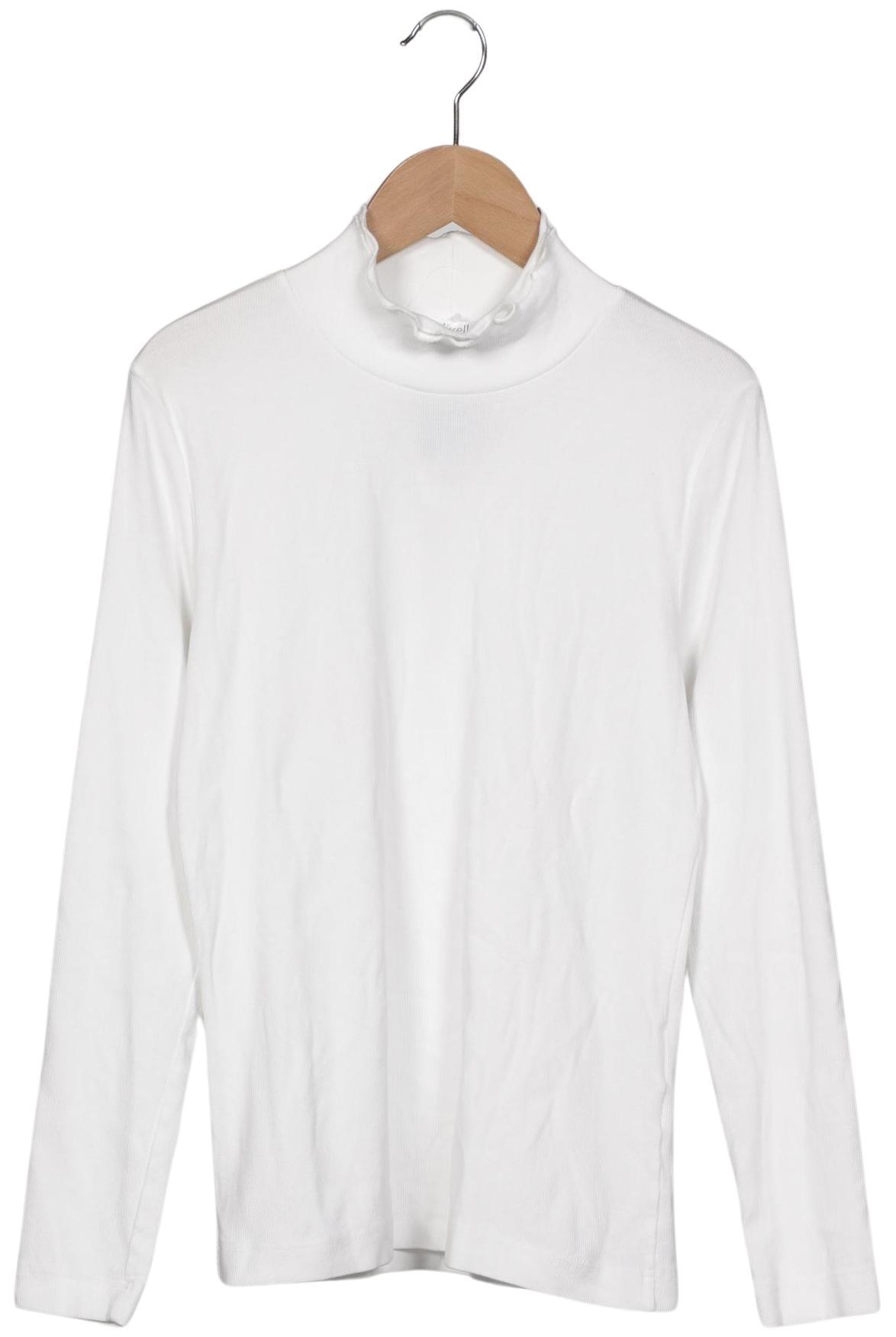 

efixelle Damen Langarmshirt, weiß, Gr. 40