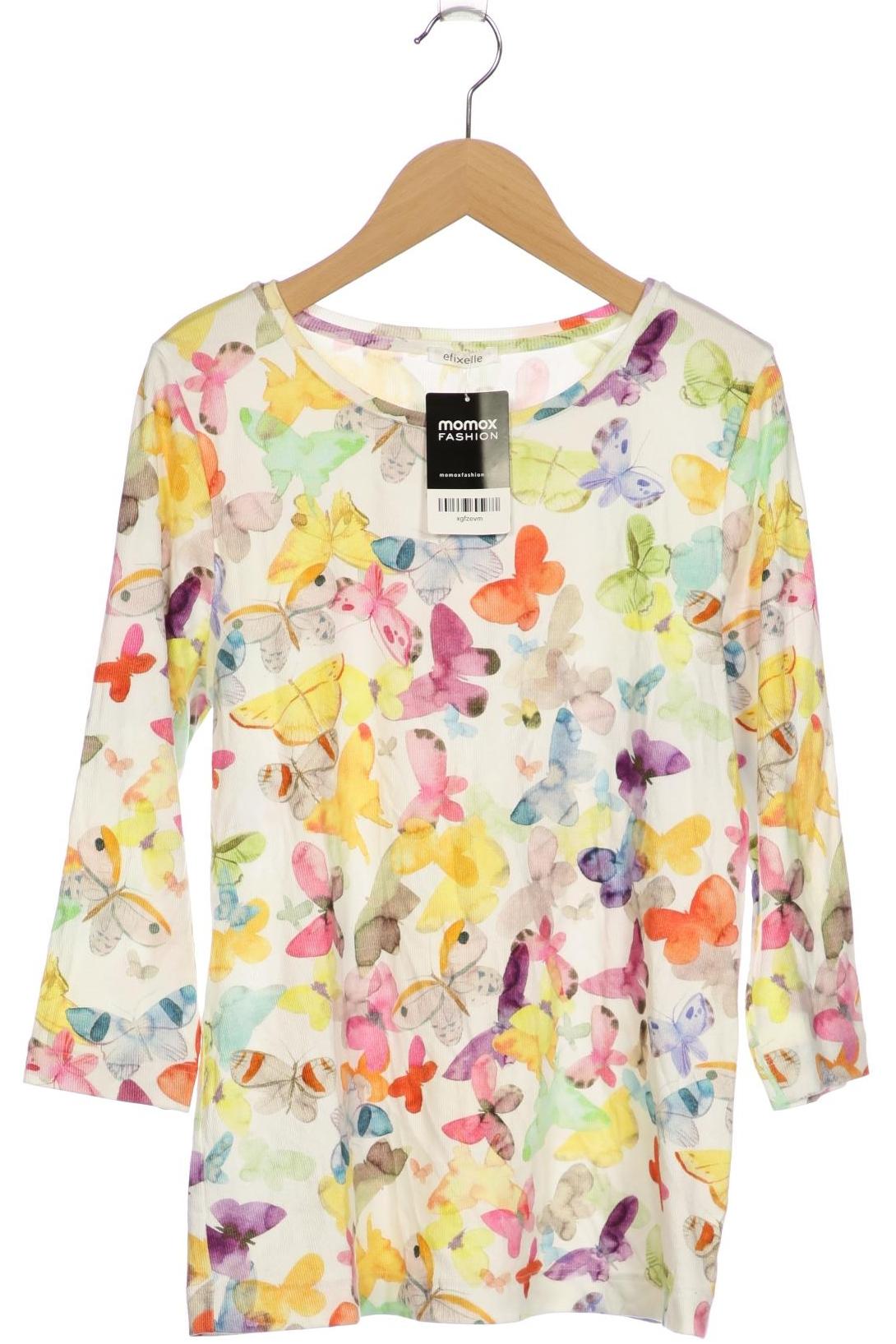 

efixelle Damen Langarmshirt, mehrfarbig, Gr. 42