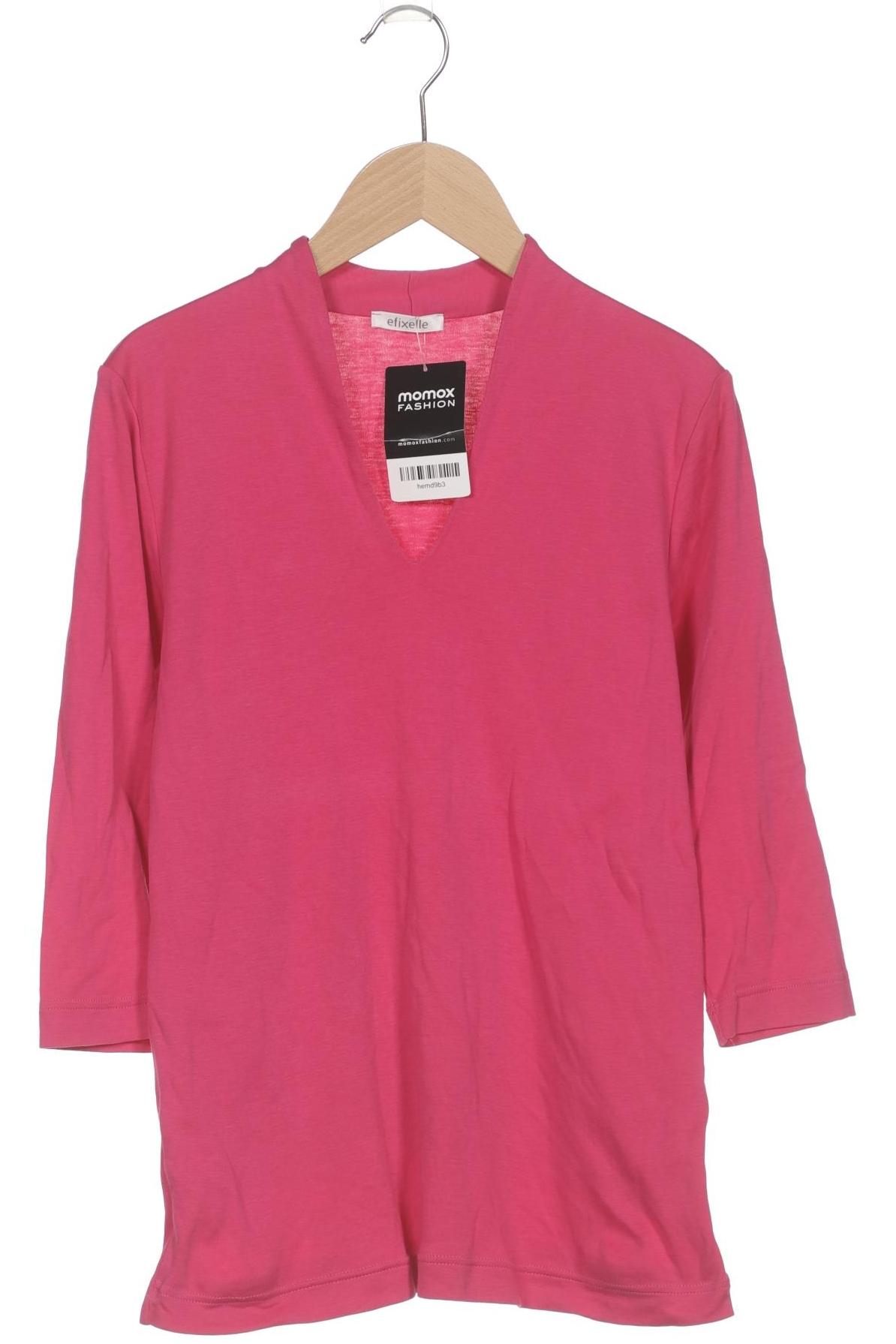 

efixelle Damen Langarmshirt, pink, Gr. 38