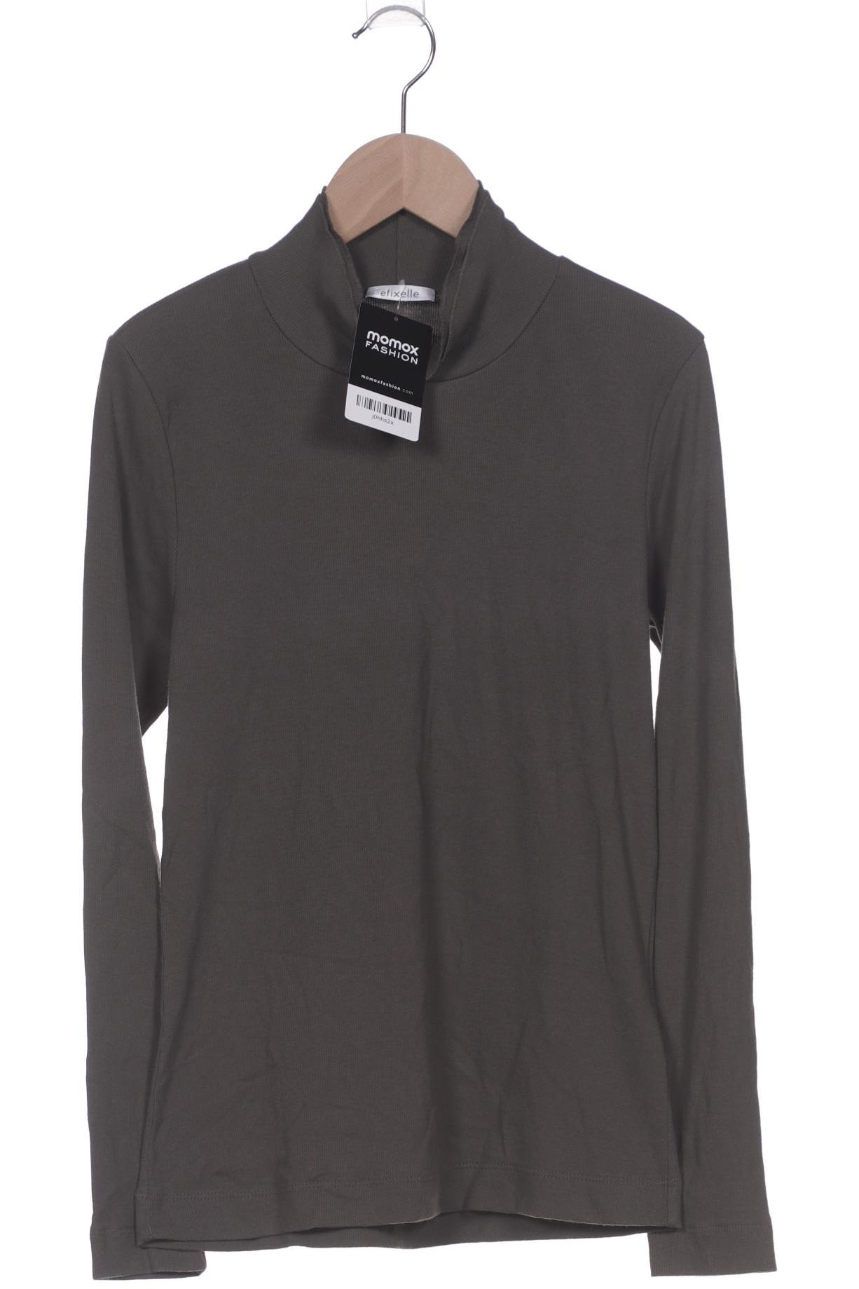 

efixelle Damen Langarmshirt, grün, Gr. 40