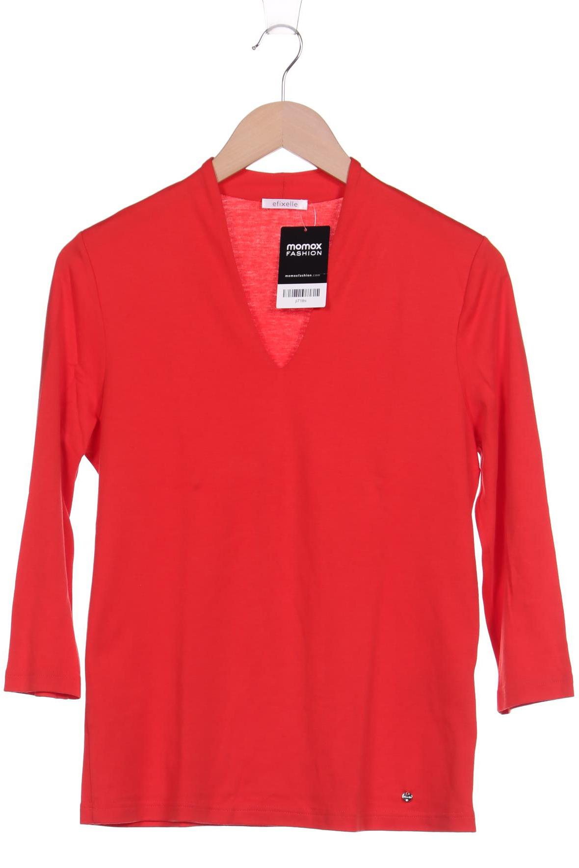 

efixelle Damen Langarmshirt, rot