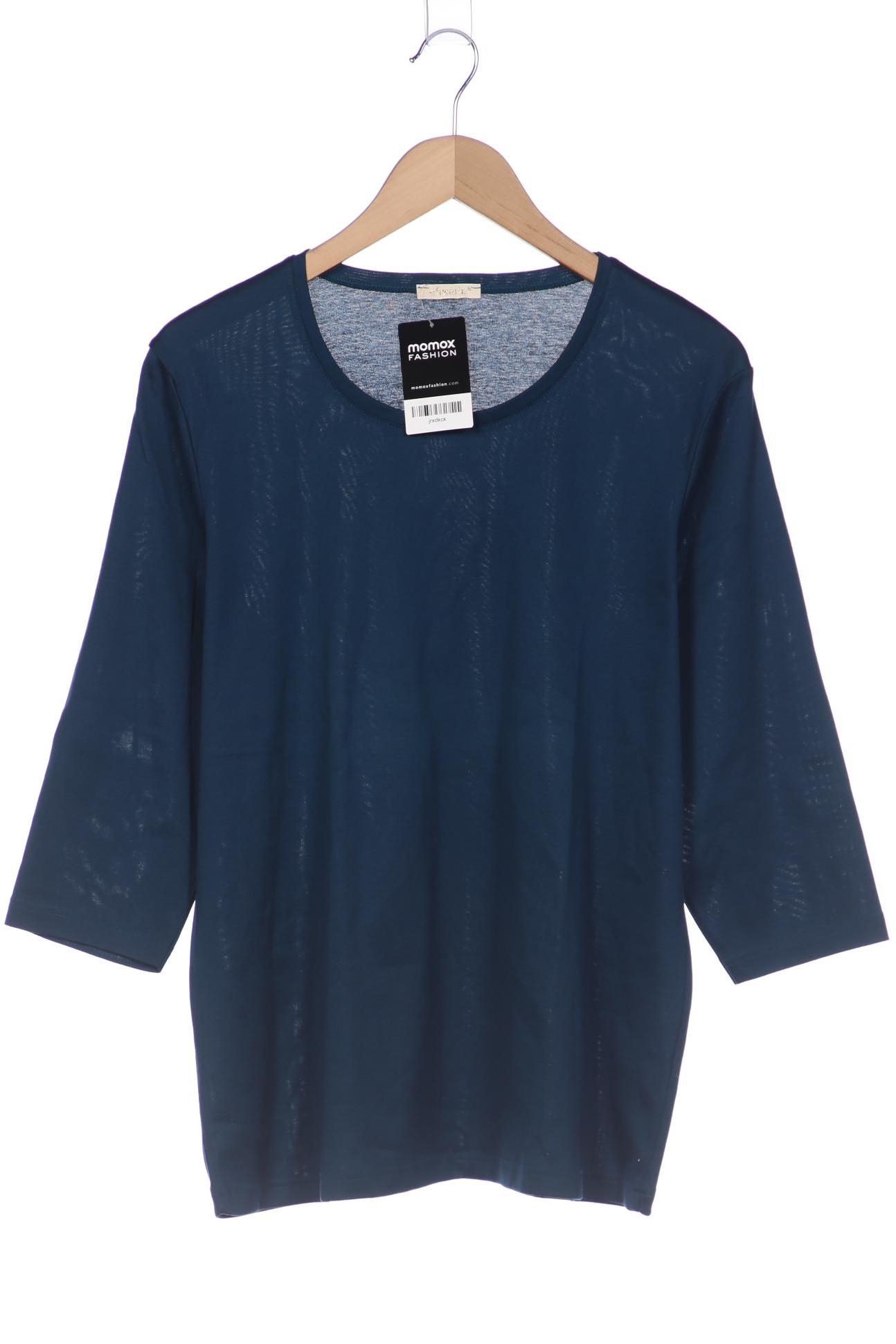 

efixelle Damen Langarmshirt, blau, Gr. 48