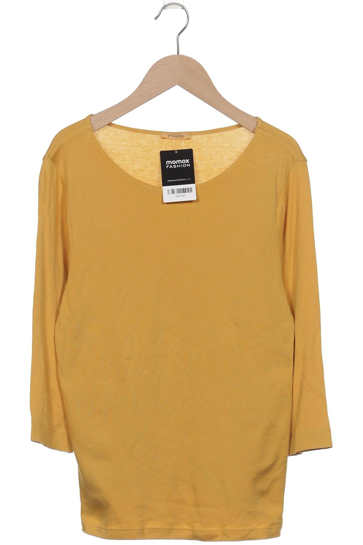 

efixelle Damen Langarmshirt, orange, Gr. 38