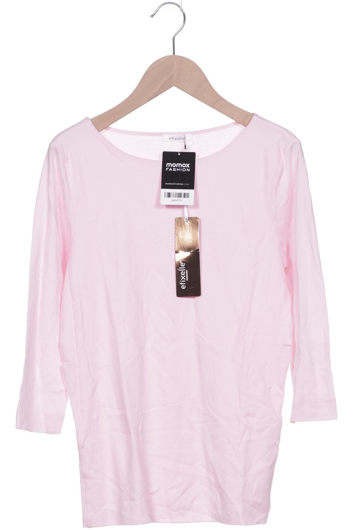 

efixelle Damen Langarmshirt, pink, Gr. 36