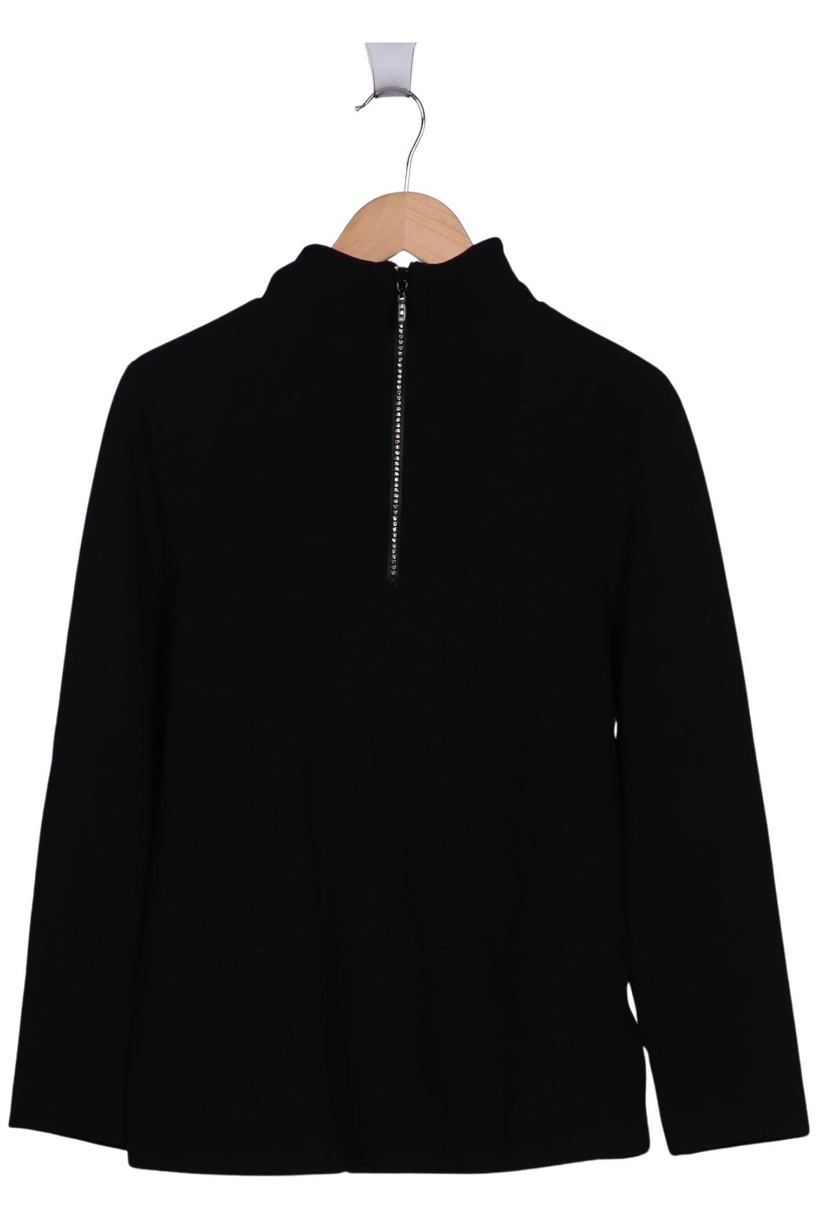 

efixelle Damen Langarmshirt, schwarz, Gr. 38