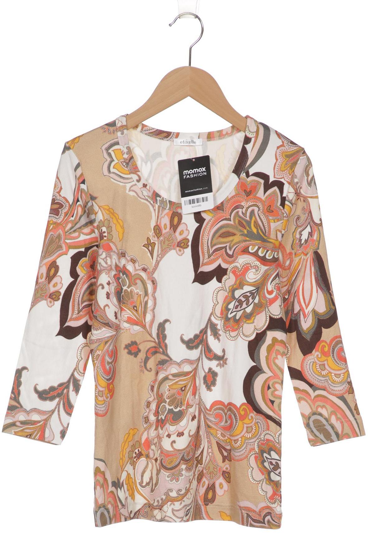 

efixelle Damen Langarmshirt, beige