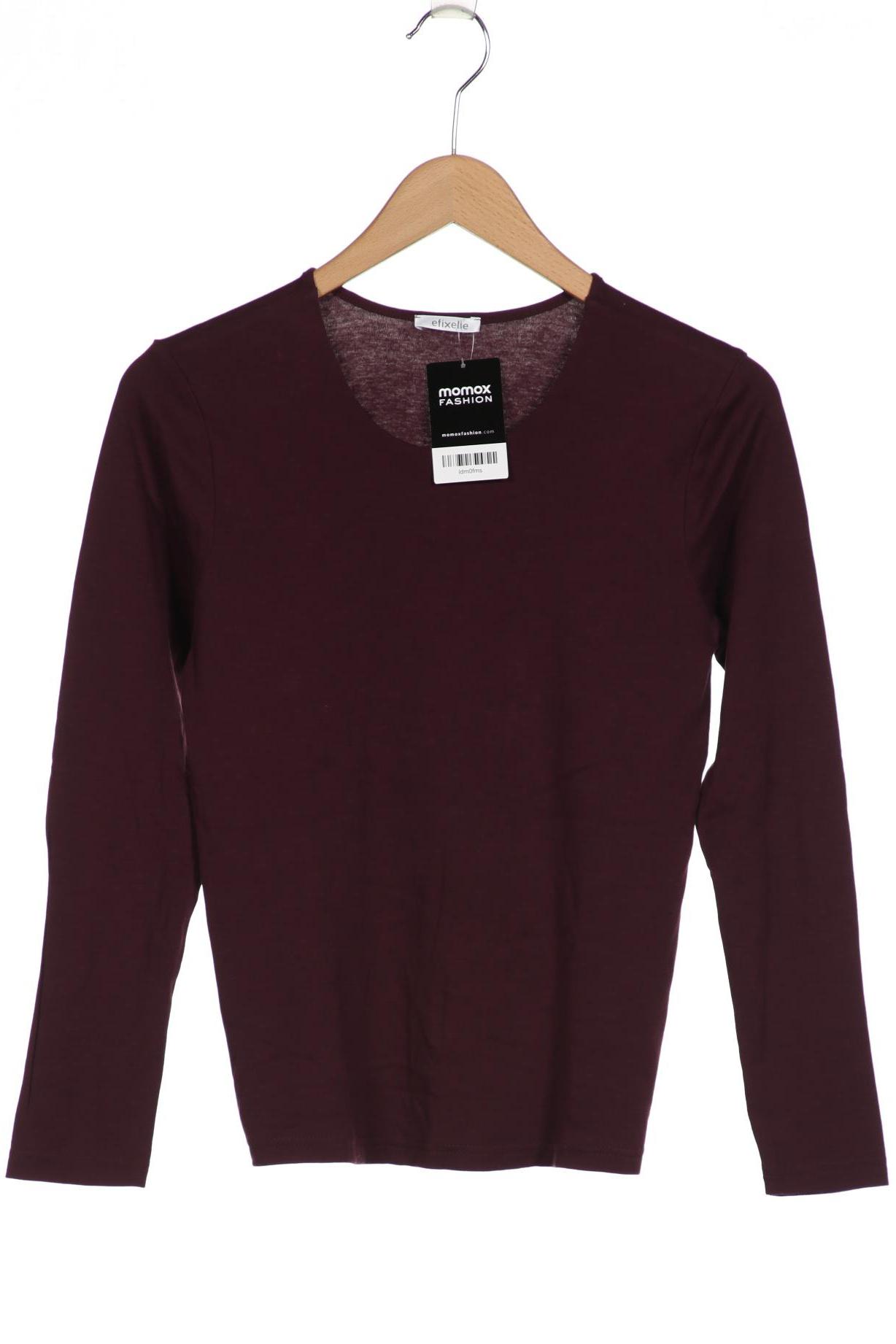 

efixelle Damen Langarmshirt, bordeaux